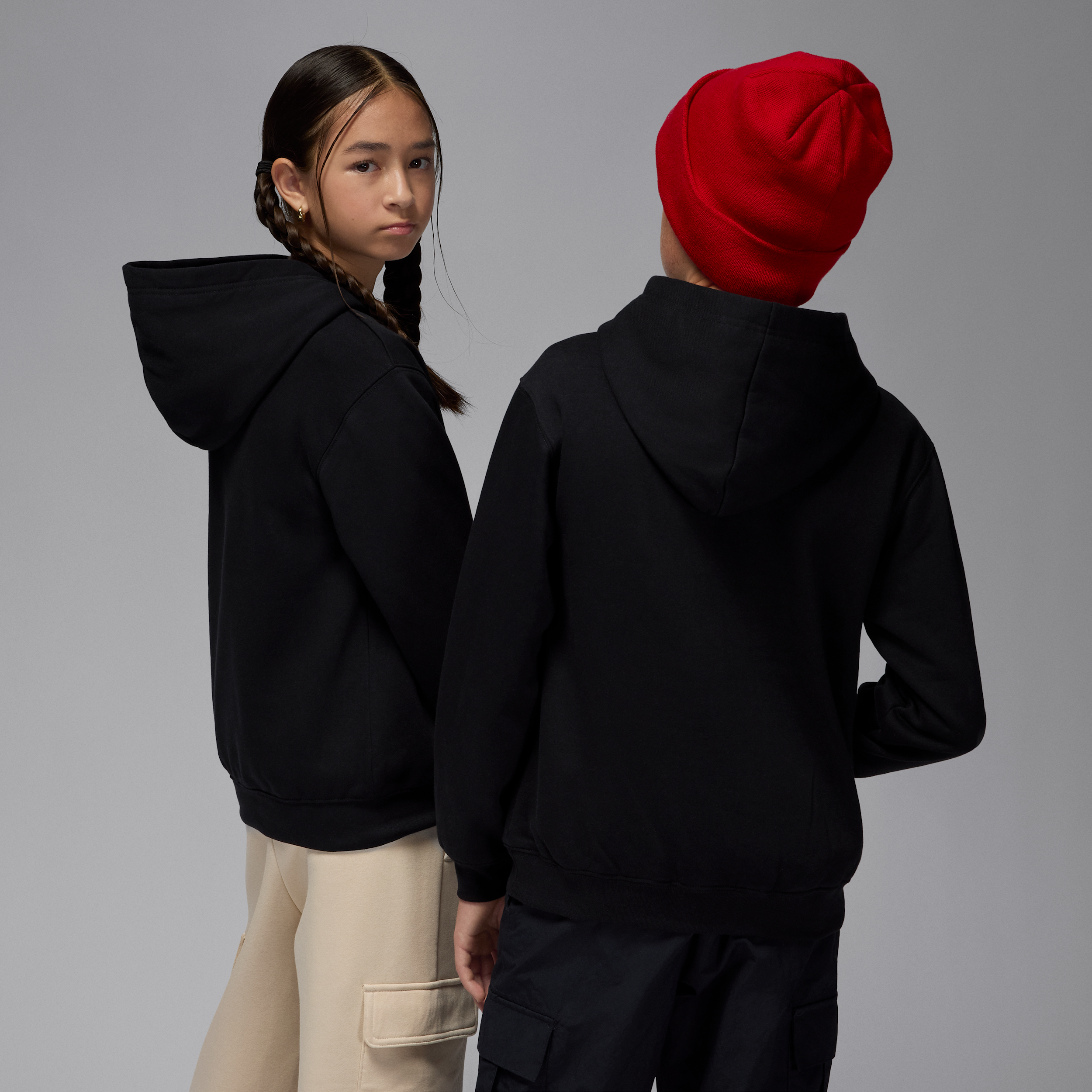 Thumbnail - Jordan Gift Giving Mountain Hoodie (ältere Kinder) - Schwarz