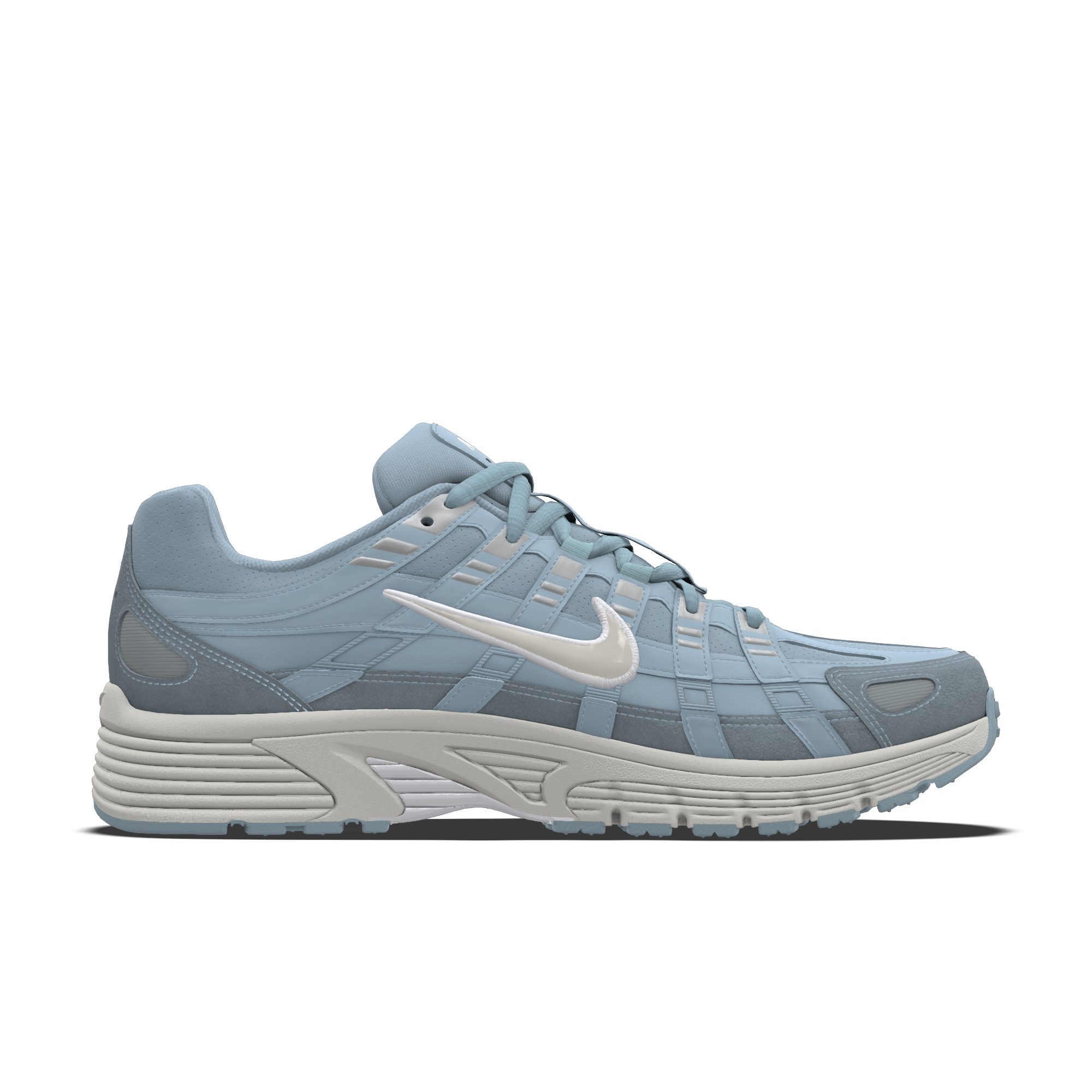 Chaussure personnalisable Nike P-6000 By You pour homme - Bleu - 3296466540