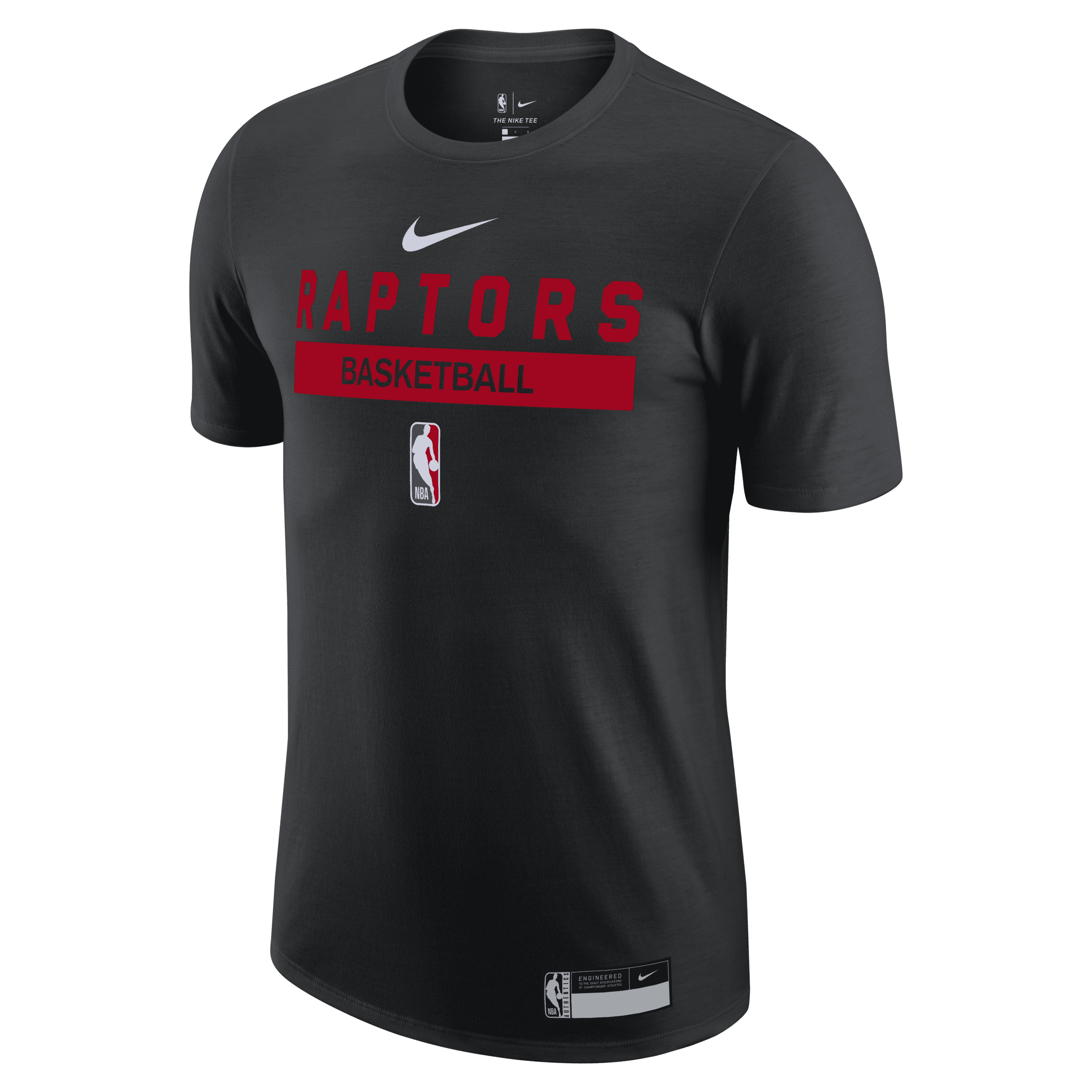 T-shirt męski do ćwiczeń Nike Dri-FIT NBA Toronto Raptors - Czerń