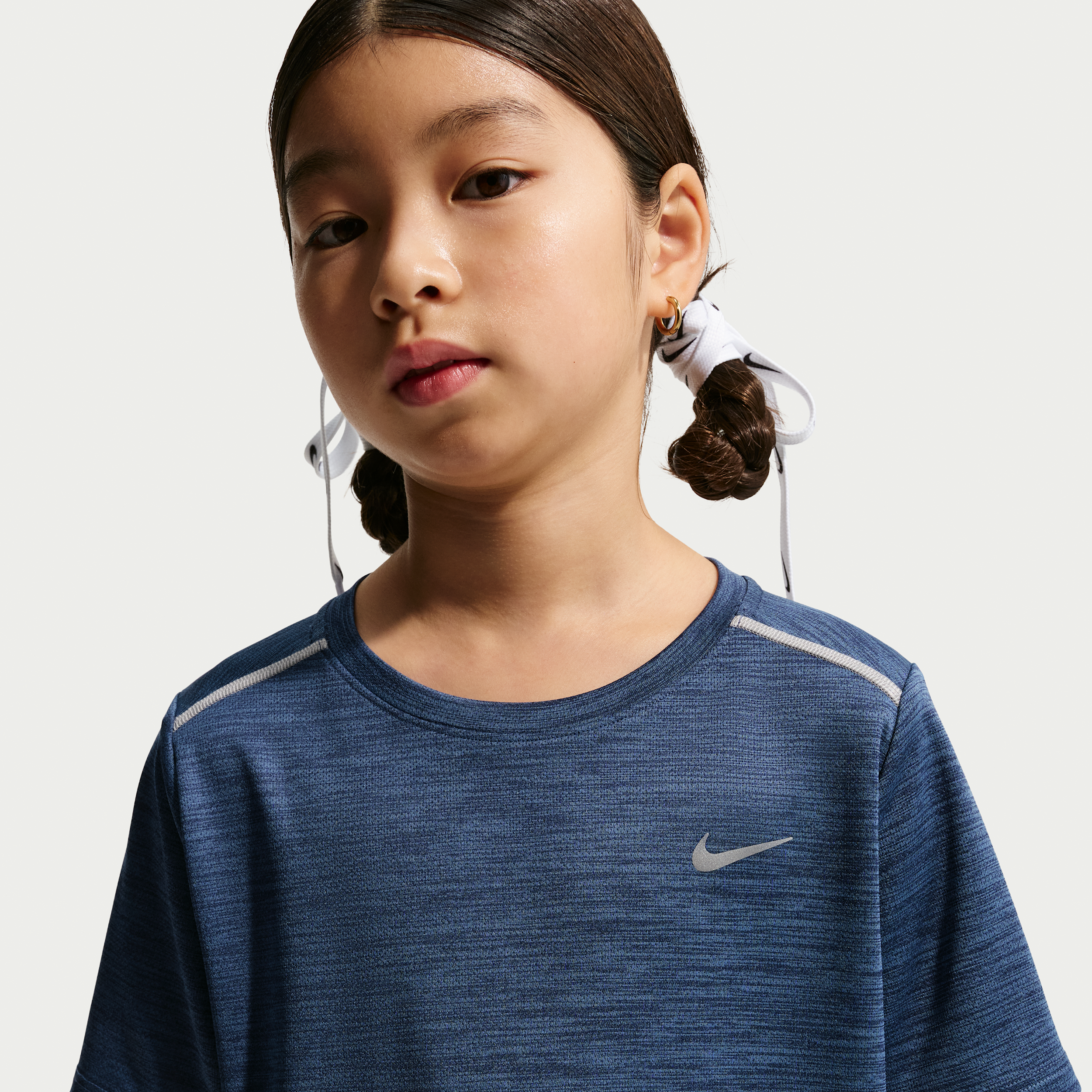 Thumbnail - Nike Miler Dri-FIT Kurzarmshirt (ältere Kinder) - Blau