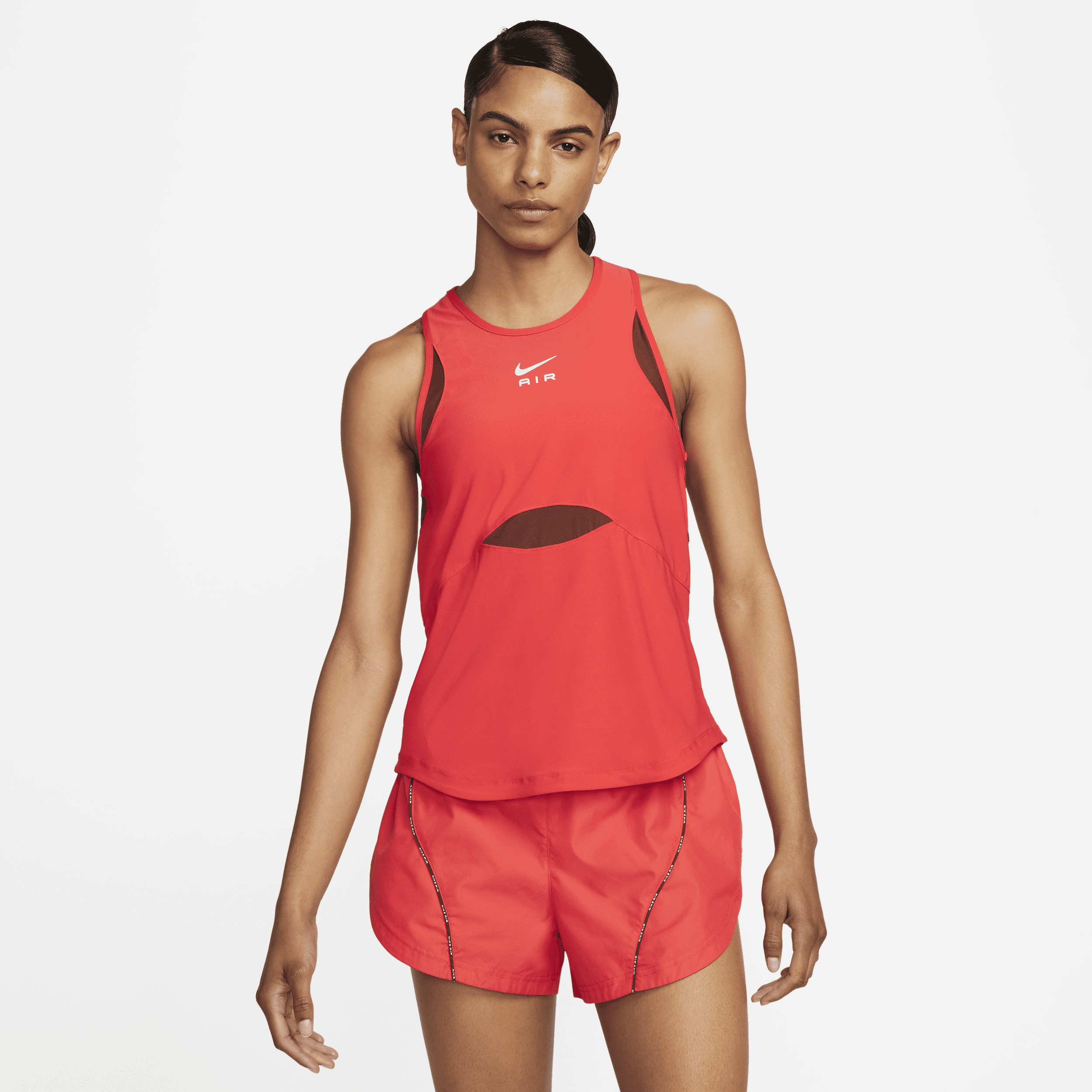 Damska koszulka bez rękawów do biegania Nike Air Dri-FIT - Czerwony