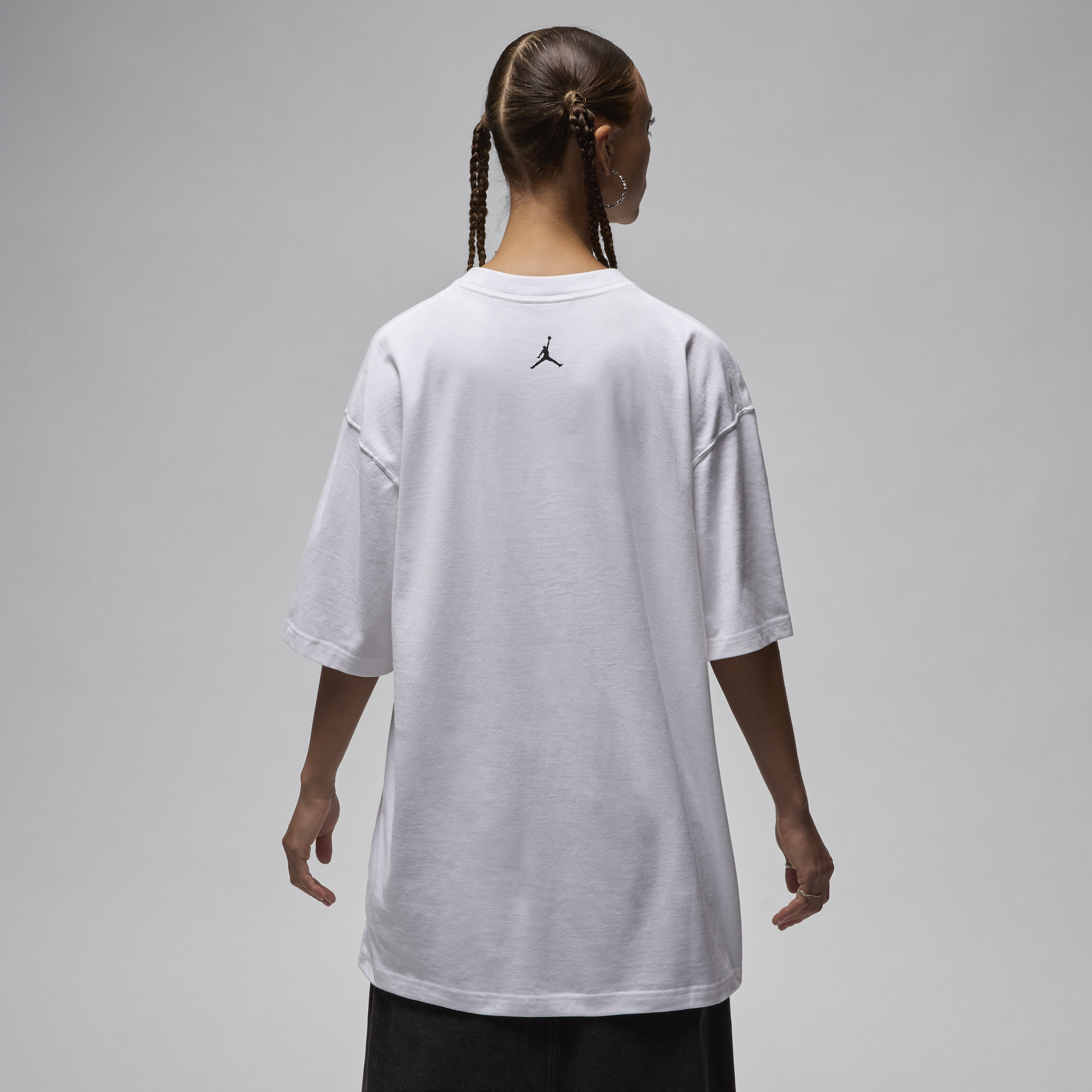 T-shirt à motif oversize Jordan pour femme - Blanc