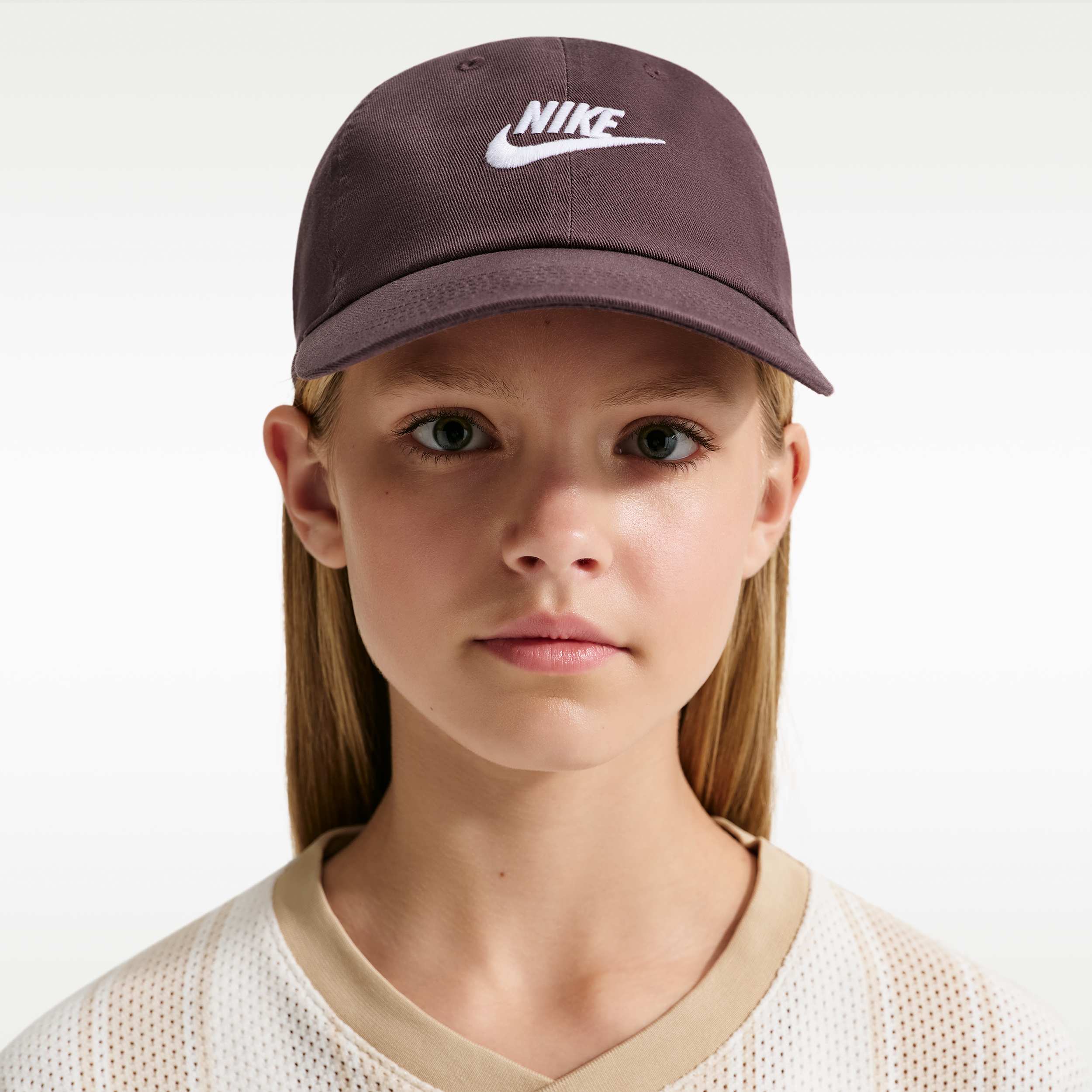 Nike Club Kids Unstructured Futura Wash Cap - Purple