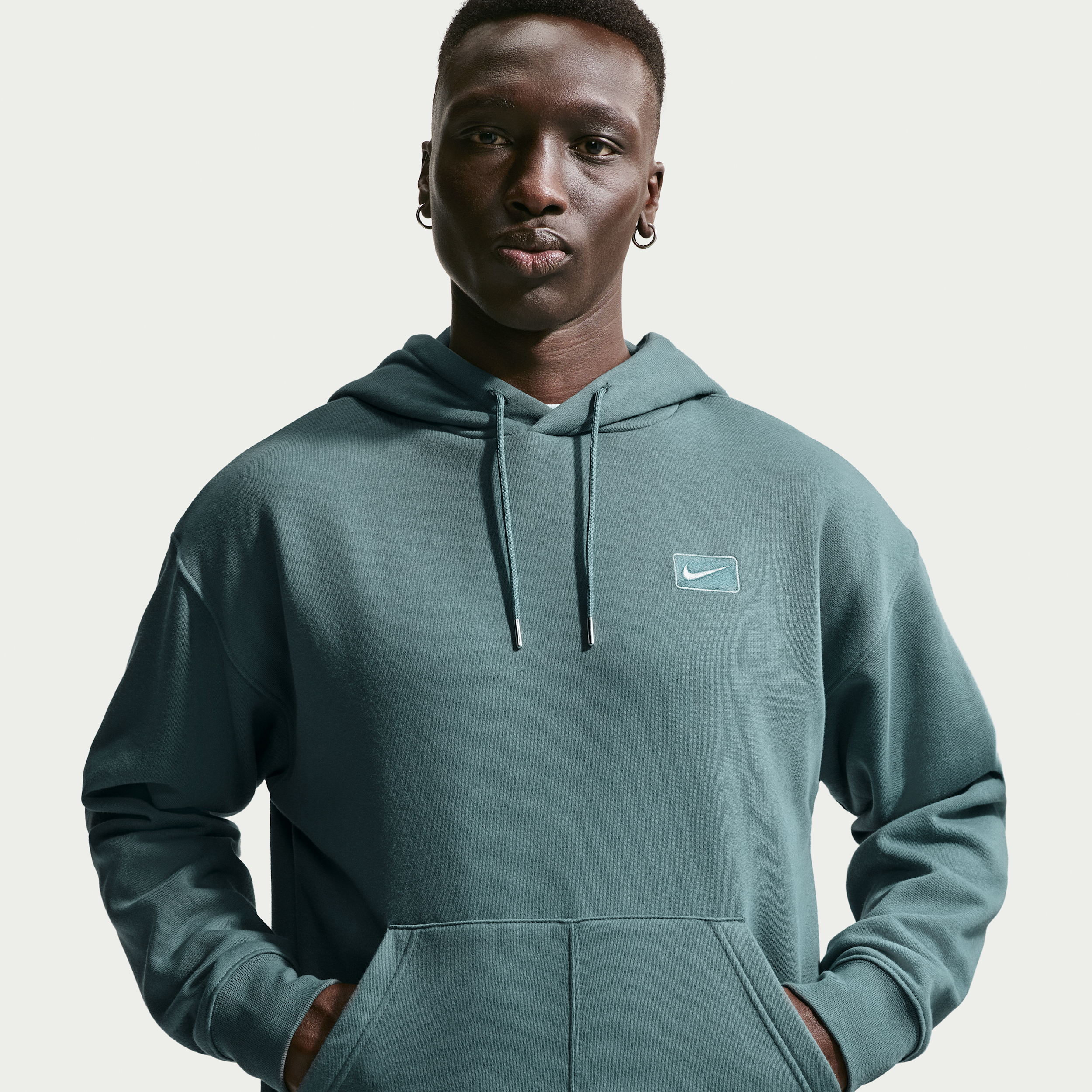Thumbnail - Nike Herren-Hoodie - Grau