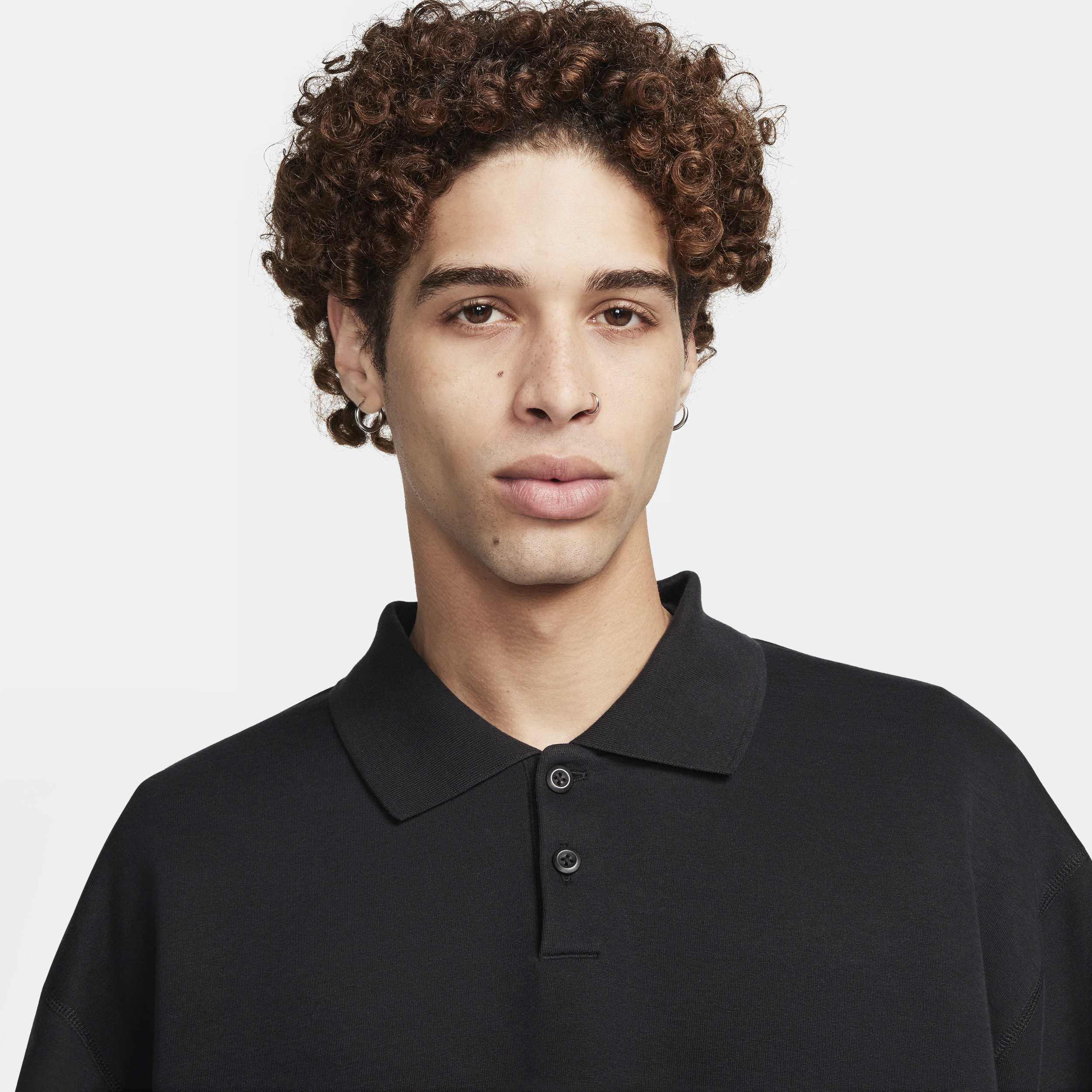 Nike Tech Fleece Reimagined polo voor heren Zwart