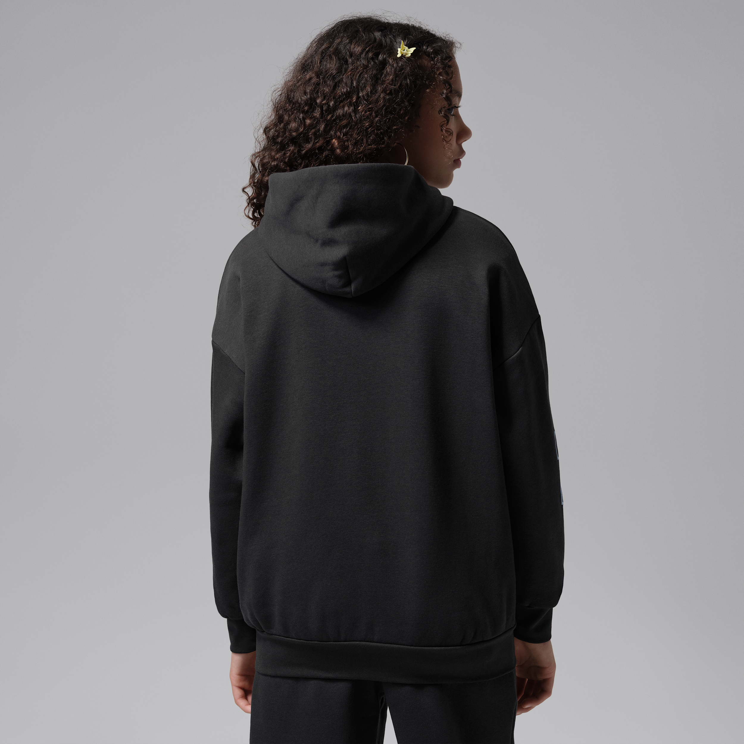 Thumbnail - Jordan Love is in the Air Hoodie (ältere Kinder) - Schwarz