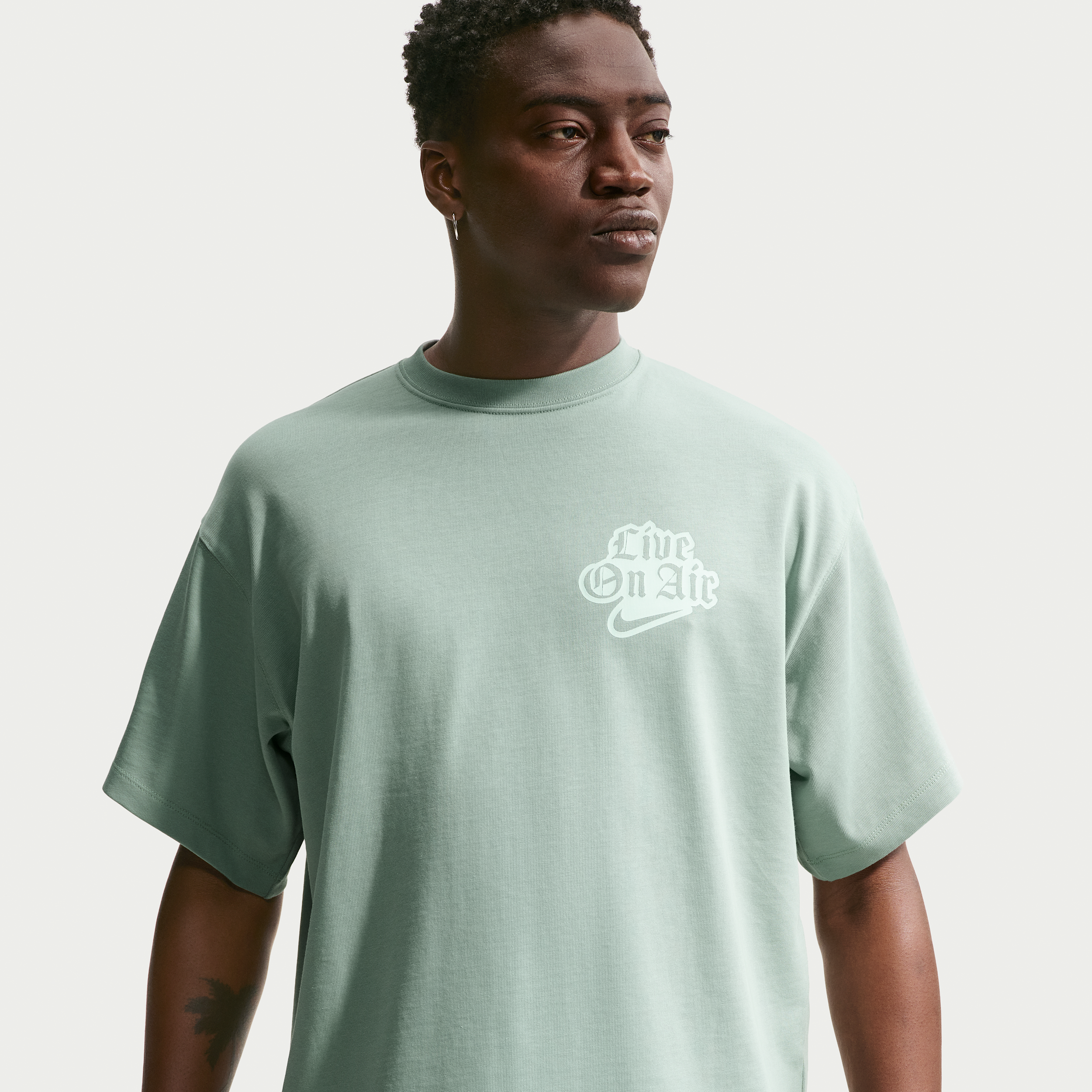 Thumbnail - Nike Solo Swoosh T-Shirt (Herren) - Grün