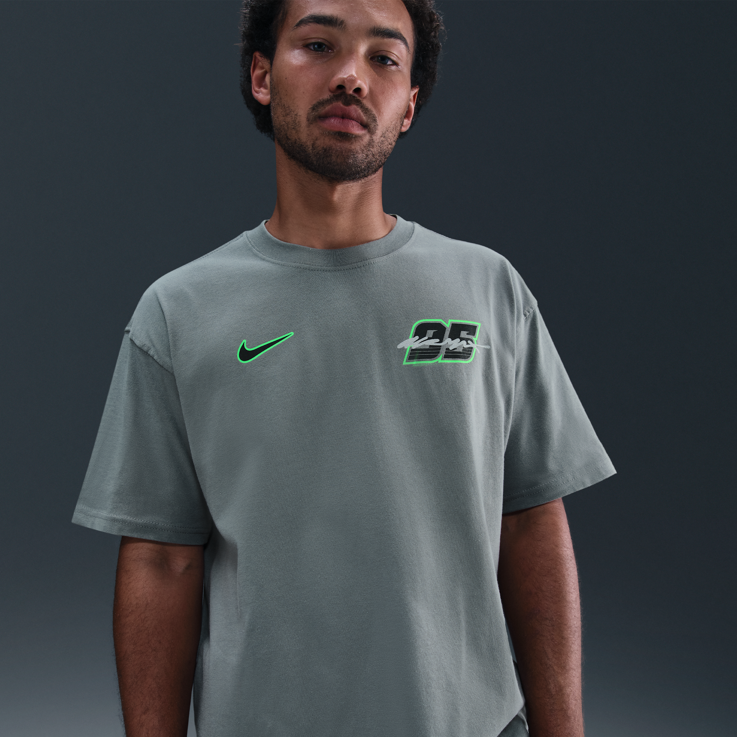Thumbnail - Nike Max90-T-Shirt (Herren) - Grau