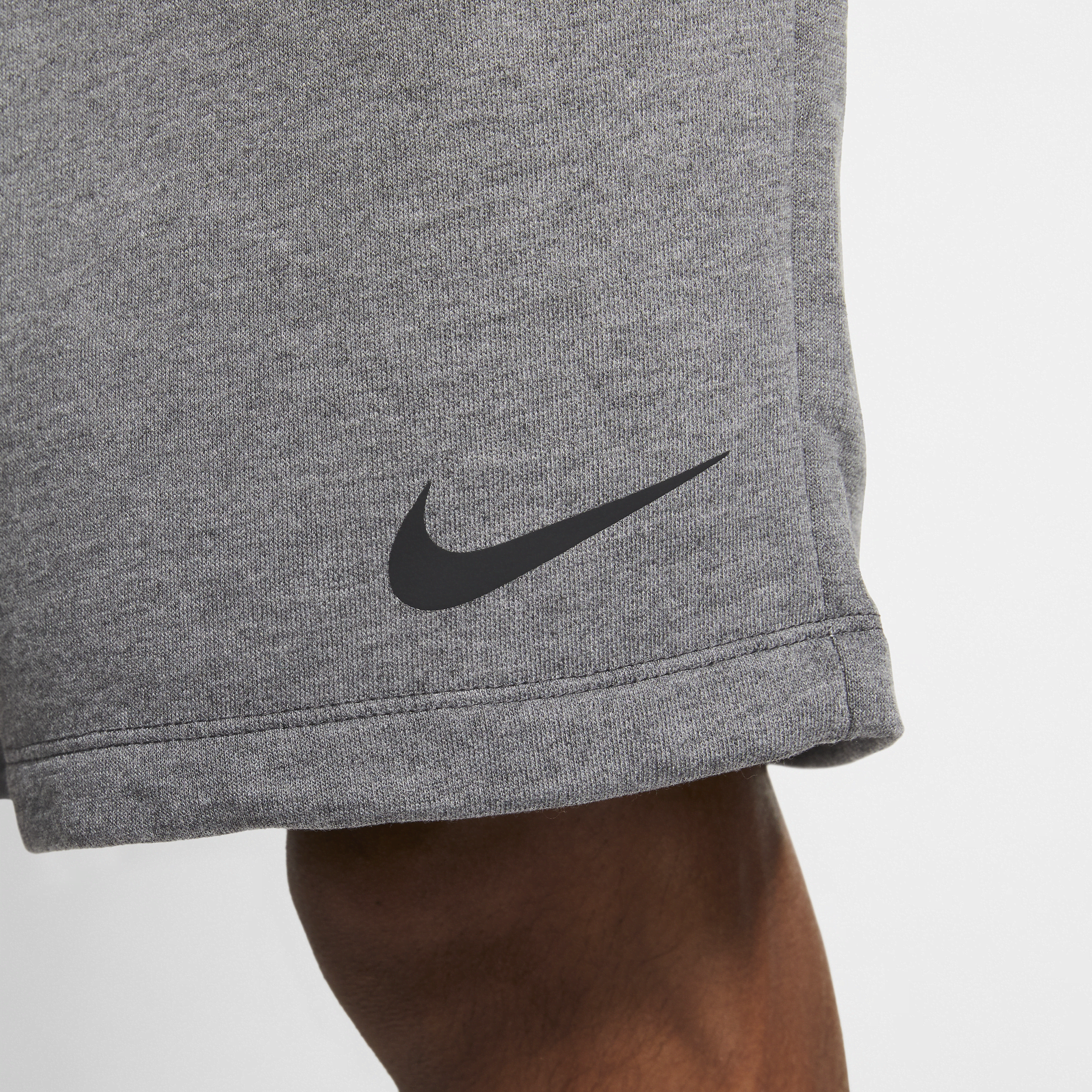 Nike Dri-FIT Trainingsshorts met fleece voor heren Grijs