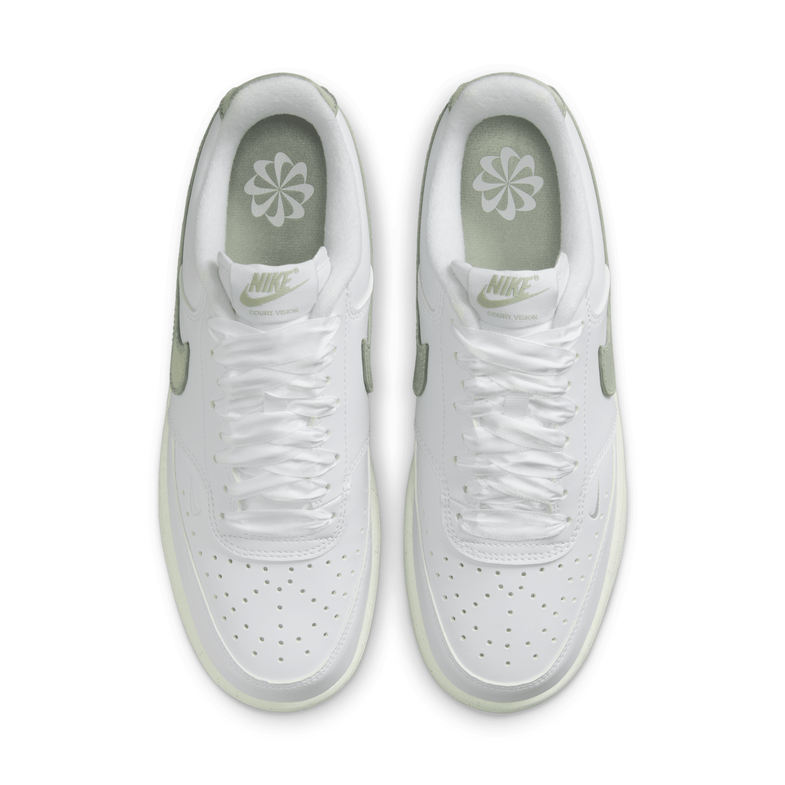 Chaussure Nike Court Vision Low Next Nature pour femme - Blanc