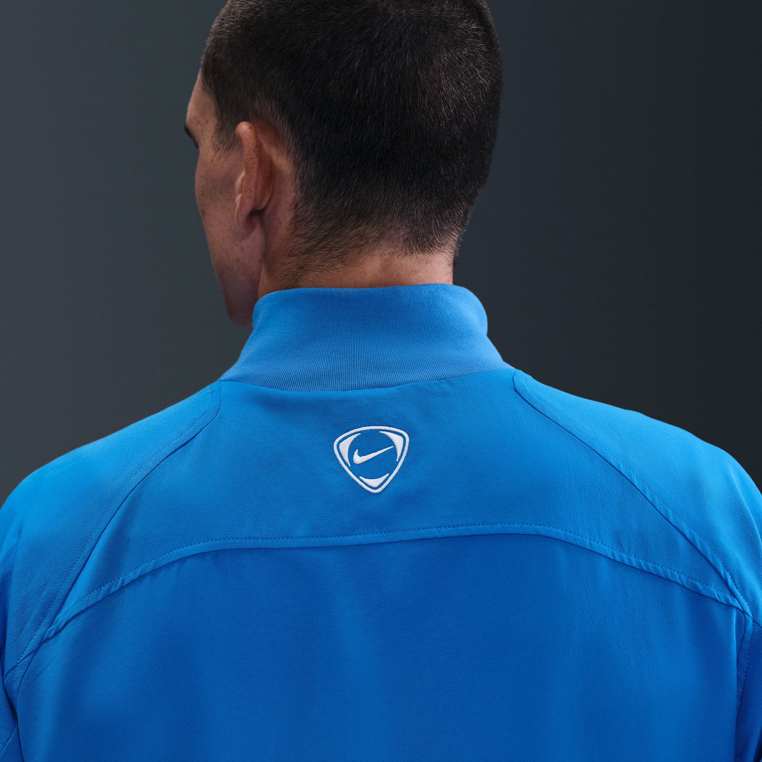 Thumbnail - Niederlande 2004 Total 90 Reissue Nike Replika-Fußball-Trainingsjacke (Herren) - Blau