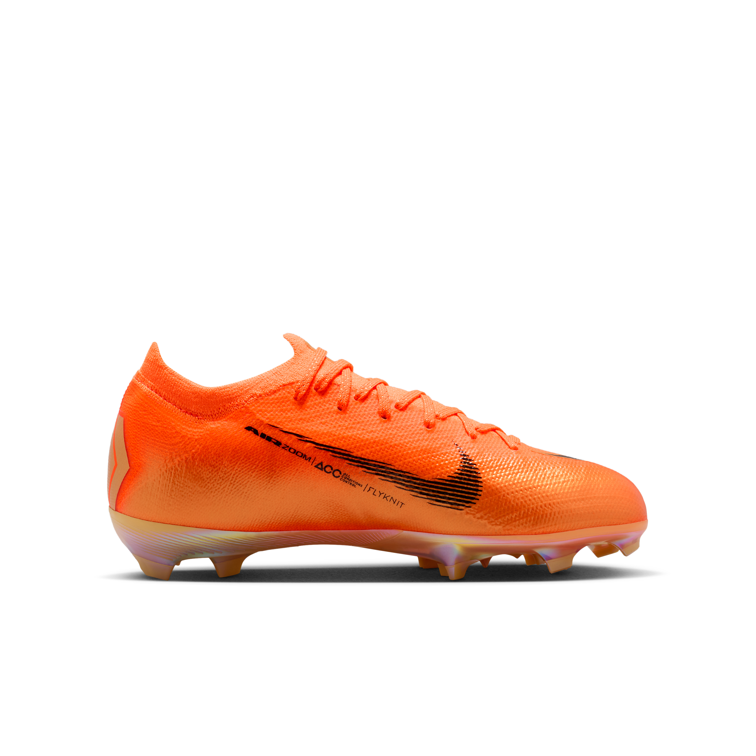 Thumbnail - Nike Jr. Mercurial Vapor 16 Pro "Déjà Vu" Low-Top-Fußballschuh für normalen Rasen (ältere Kinder) - Orange