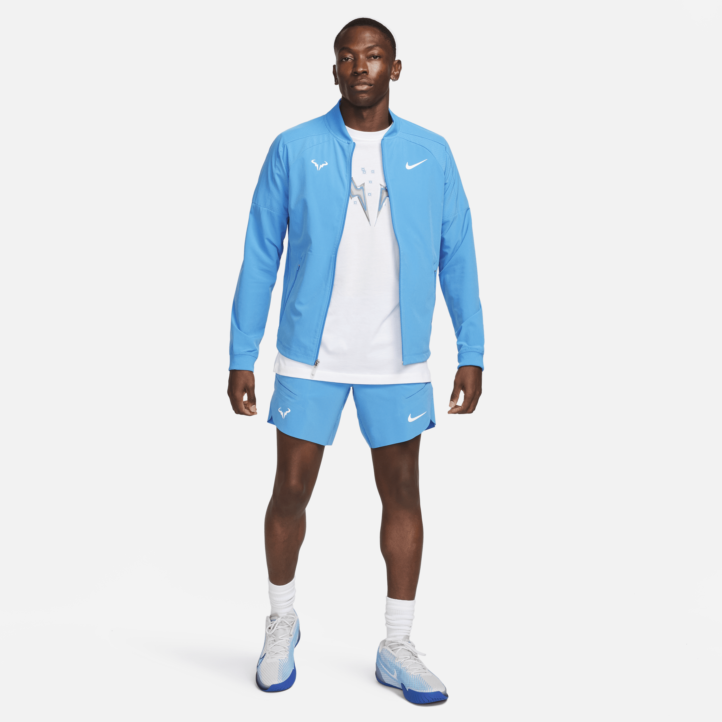 Nike Dri-FIT Rafa Tennisjack voor heren Blauw