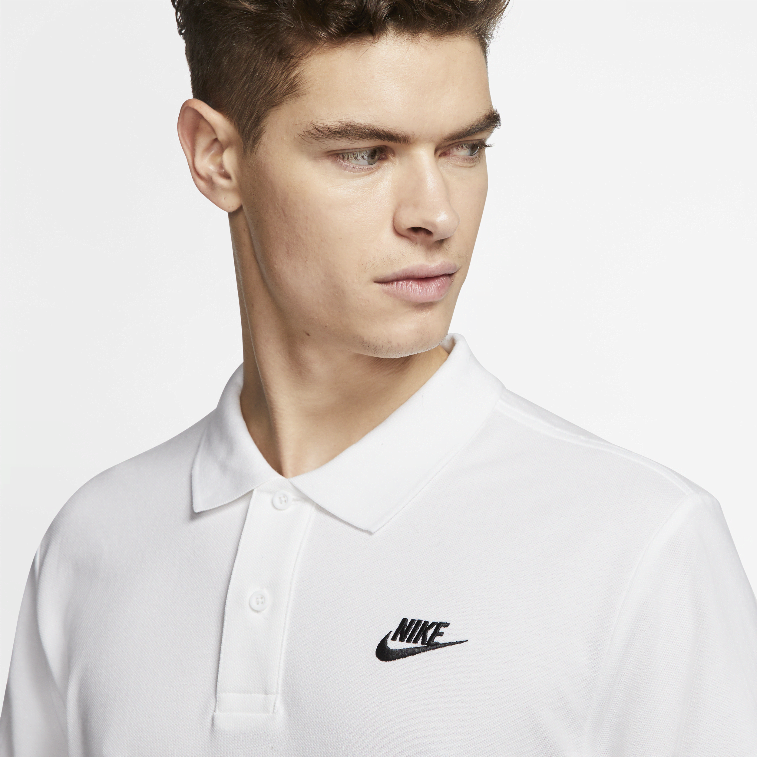 Polo Nike Sportswear pour Homme - Blanc