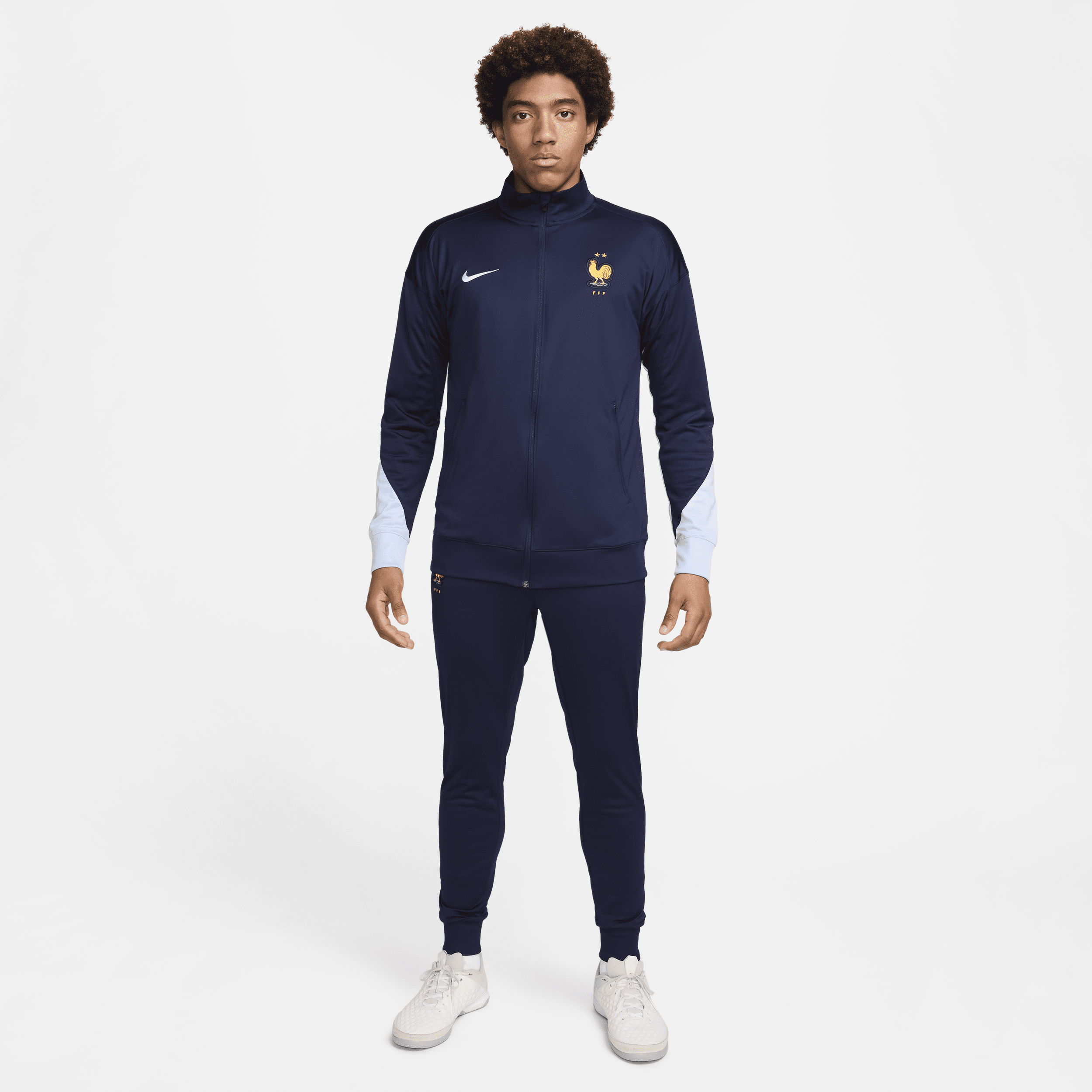 Survêtement de foot en maille Nike Dri-FIT FFF Strike pour homme - Bleu