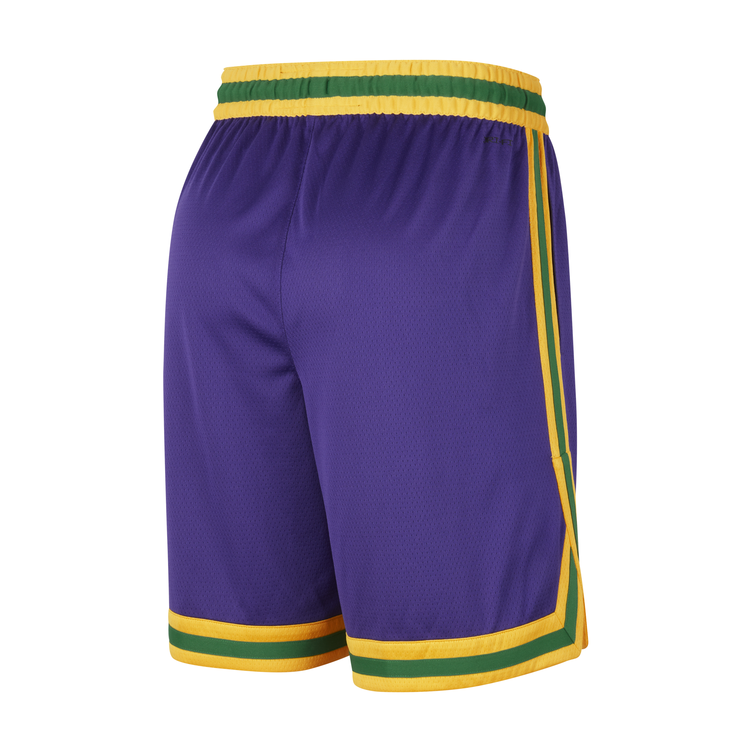Nike Utah Jazz Hardwood Classics 2023 24 Swingman Dri-FIT NBA-herenshorts Paars