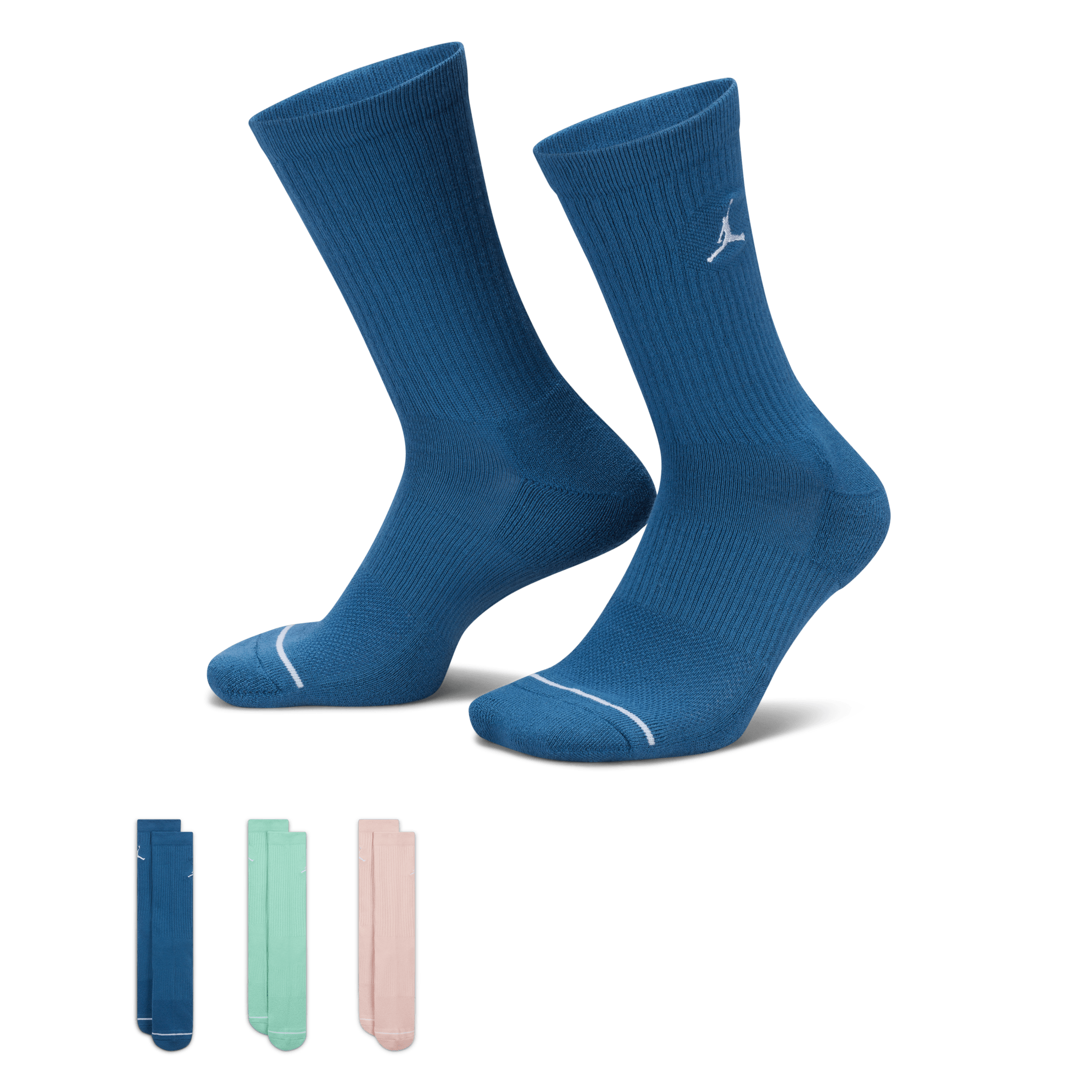 Jordan Everyday Crew sokken (3 paar) Meerkleurig