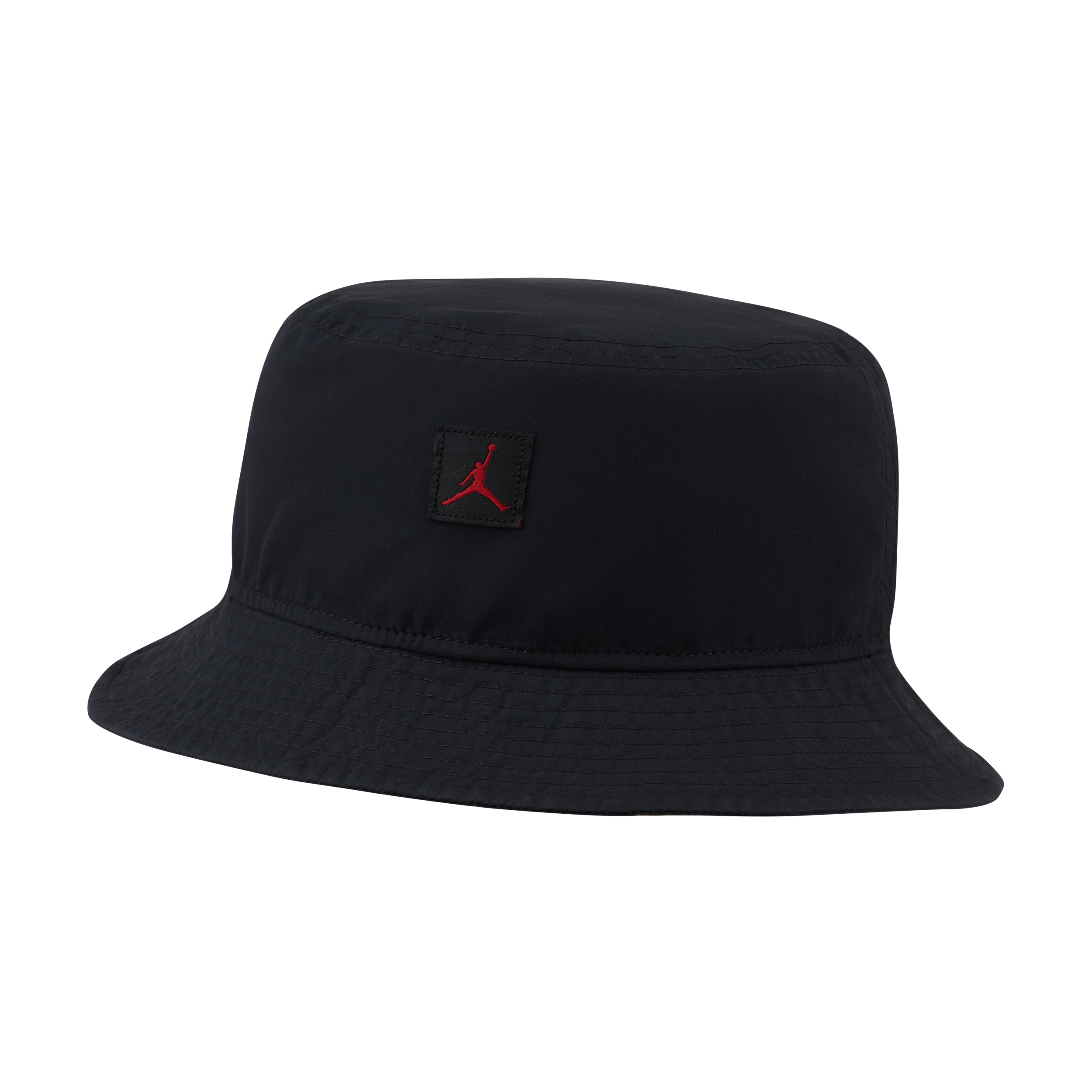 Jordan Jumpman gewaschener Bucket Hat – Schwarz