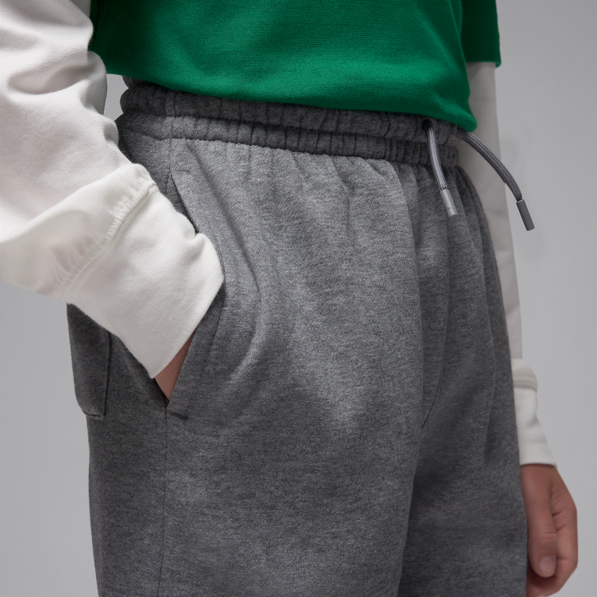 Thumbnail - Jordan Brooklyn Fleece-Hose (ältere Kinder) - Grau