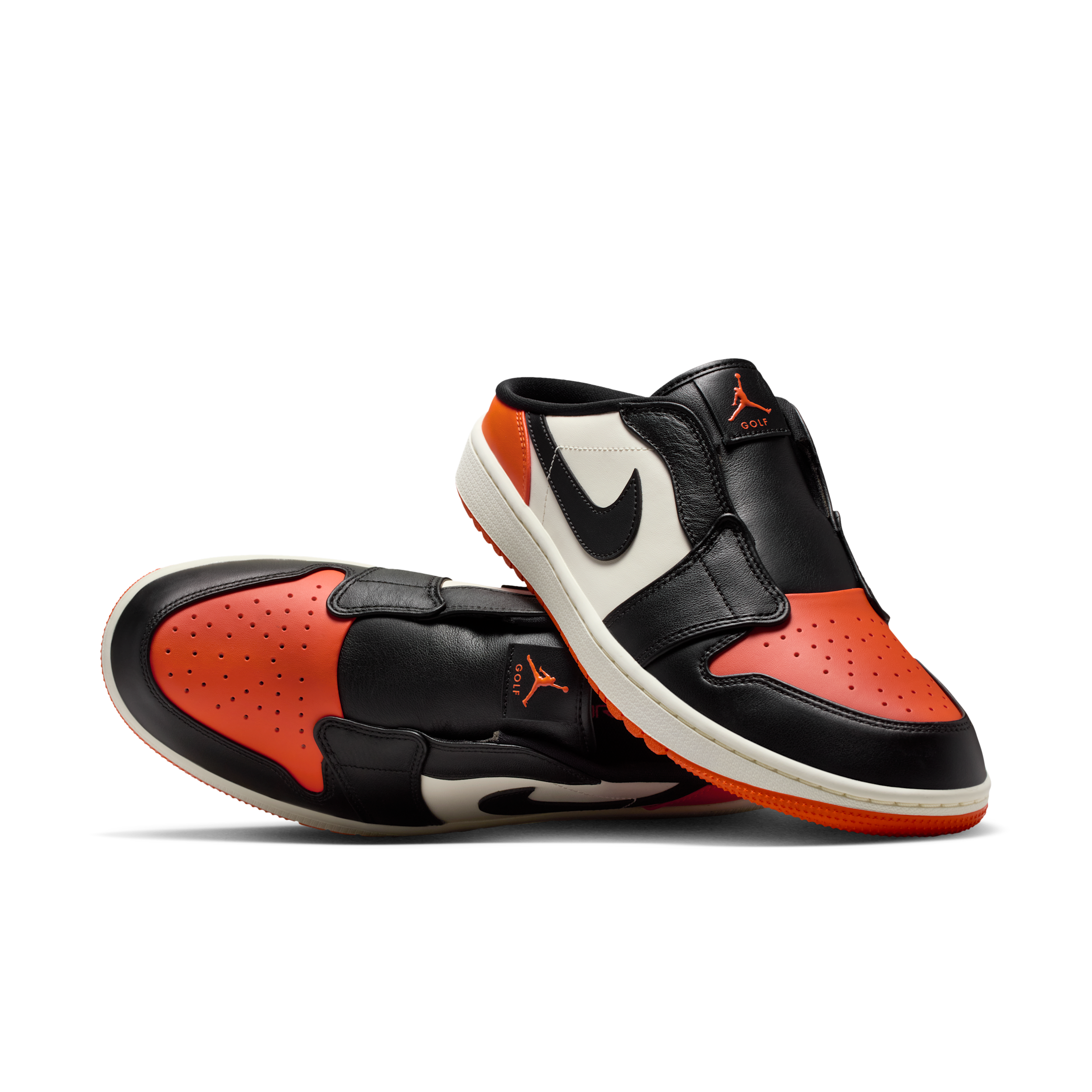 Nike Air Jordan Mule Golf Shoes - Orange