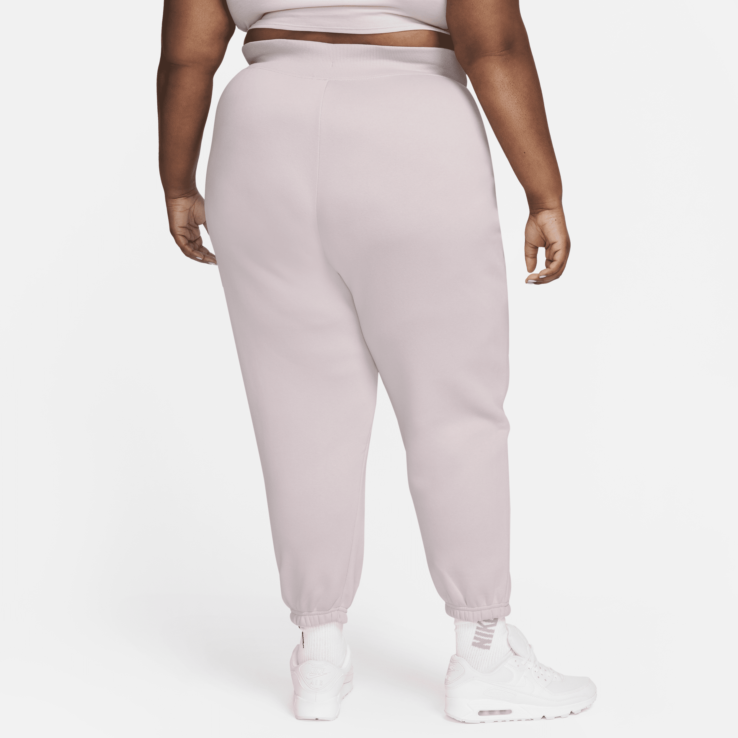 Nike Sportswear Phoenix Fleece Oversized joggingbroek met hoge taille voor dames (Plus Size) Paars