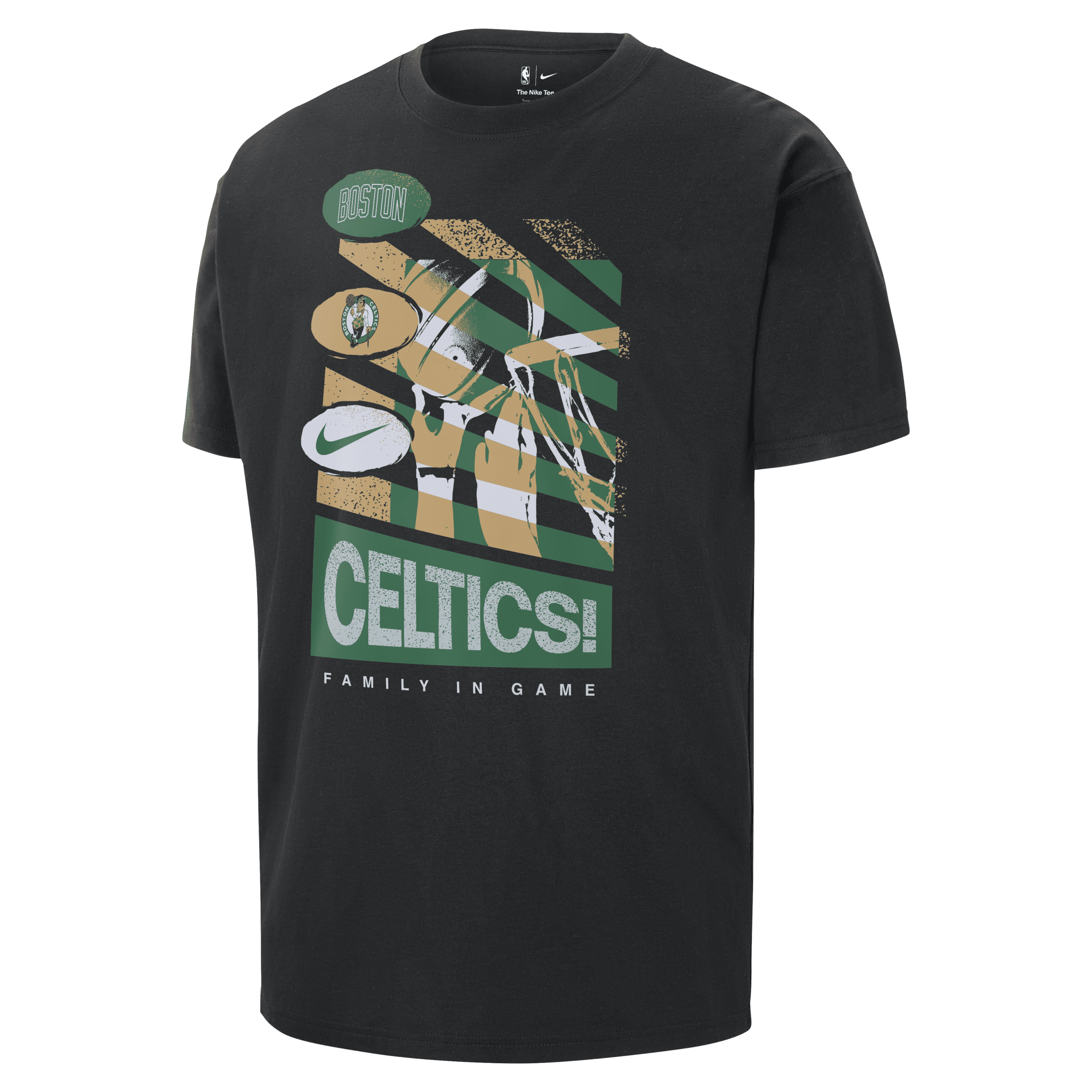 T-shirt Nike NBA Boston Celtics Courtside pour Homme - Noir