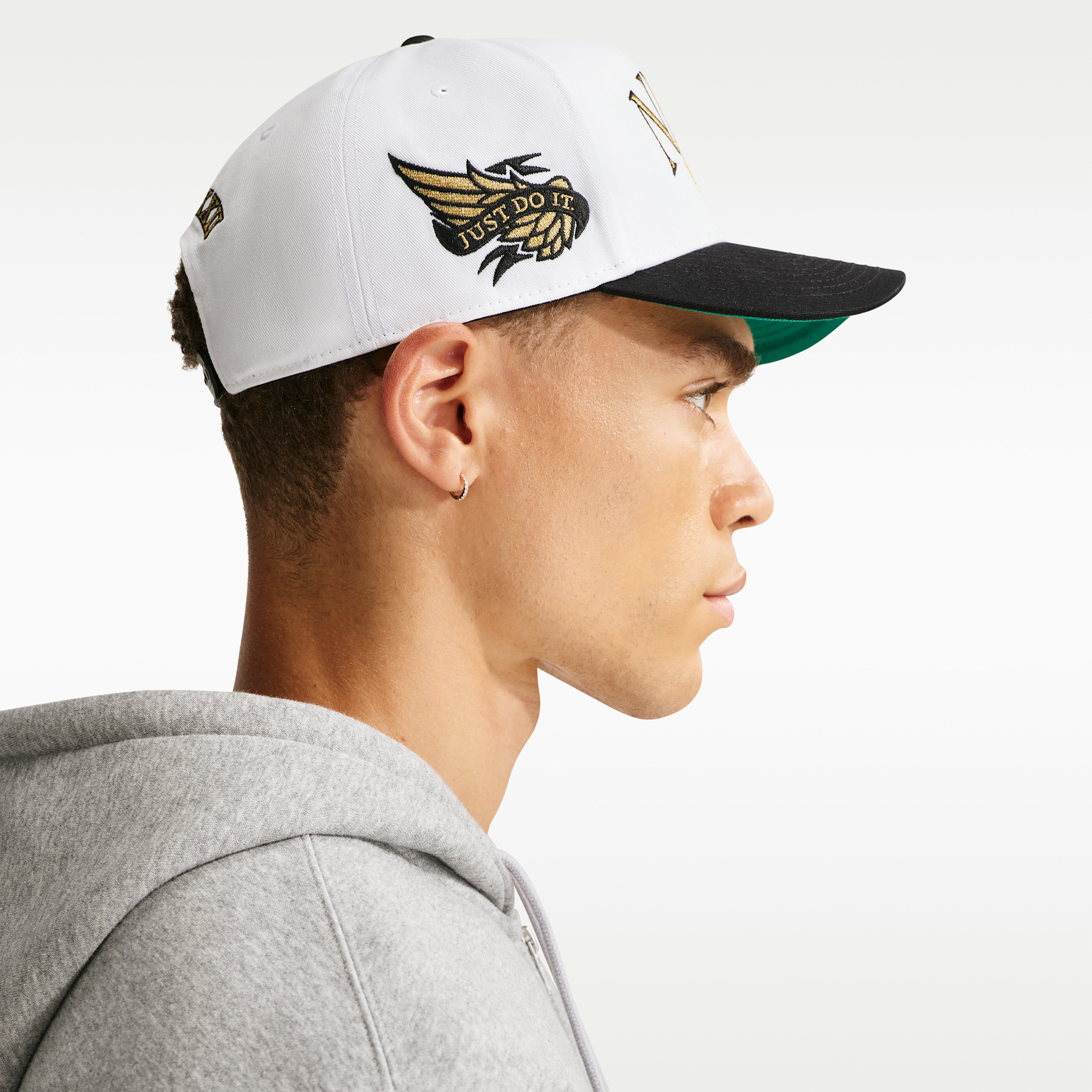 Thumbnail - Nike Rise strukturierte Cap in A-Form - Weiß