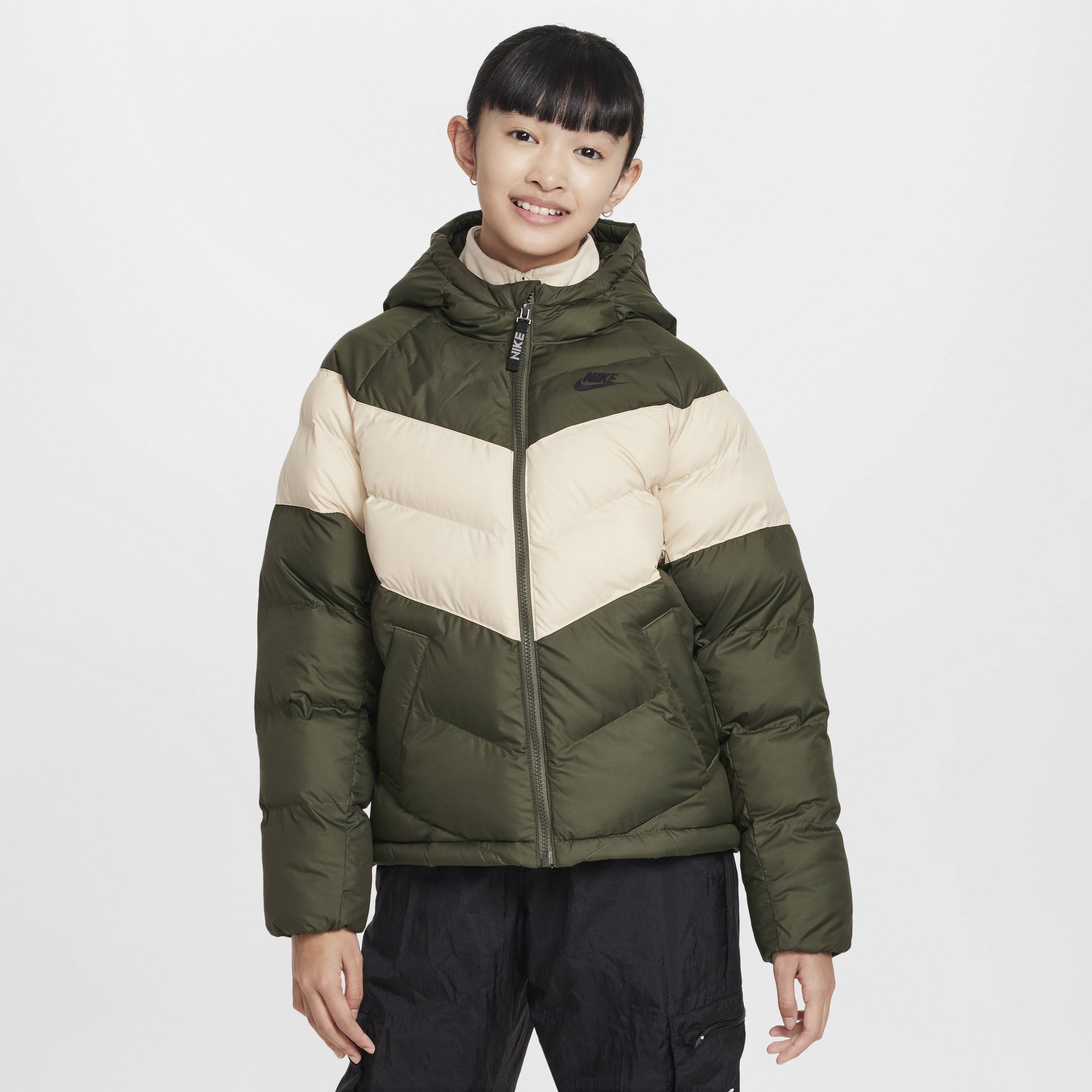 Veste à capuche et garnissage synthétique Nike Sportswear pour ado - Vert