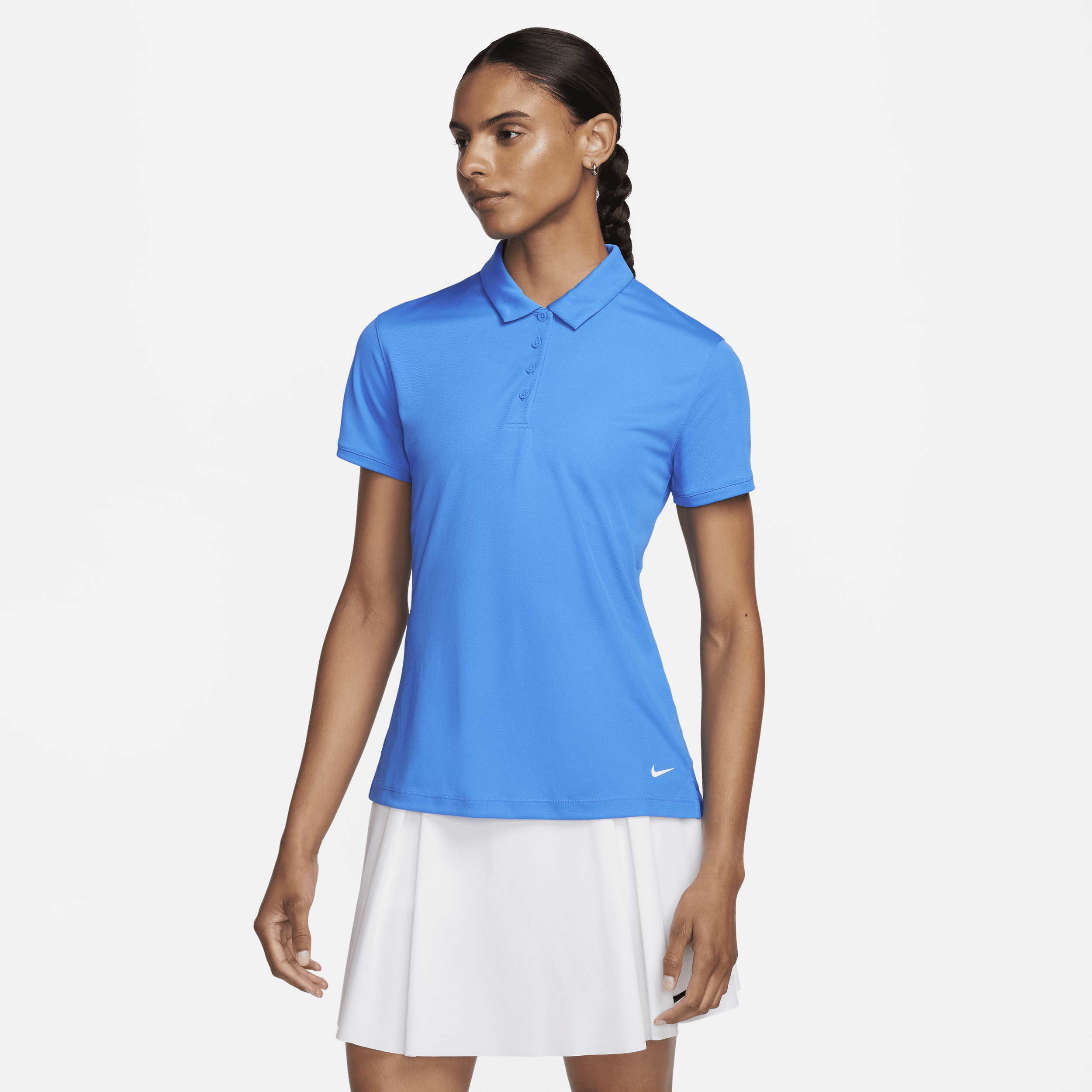 Nike Dri-FIT Victory Golfpolo voor dames Blauw