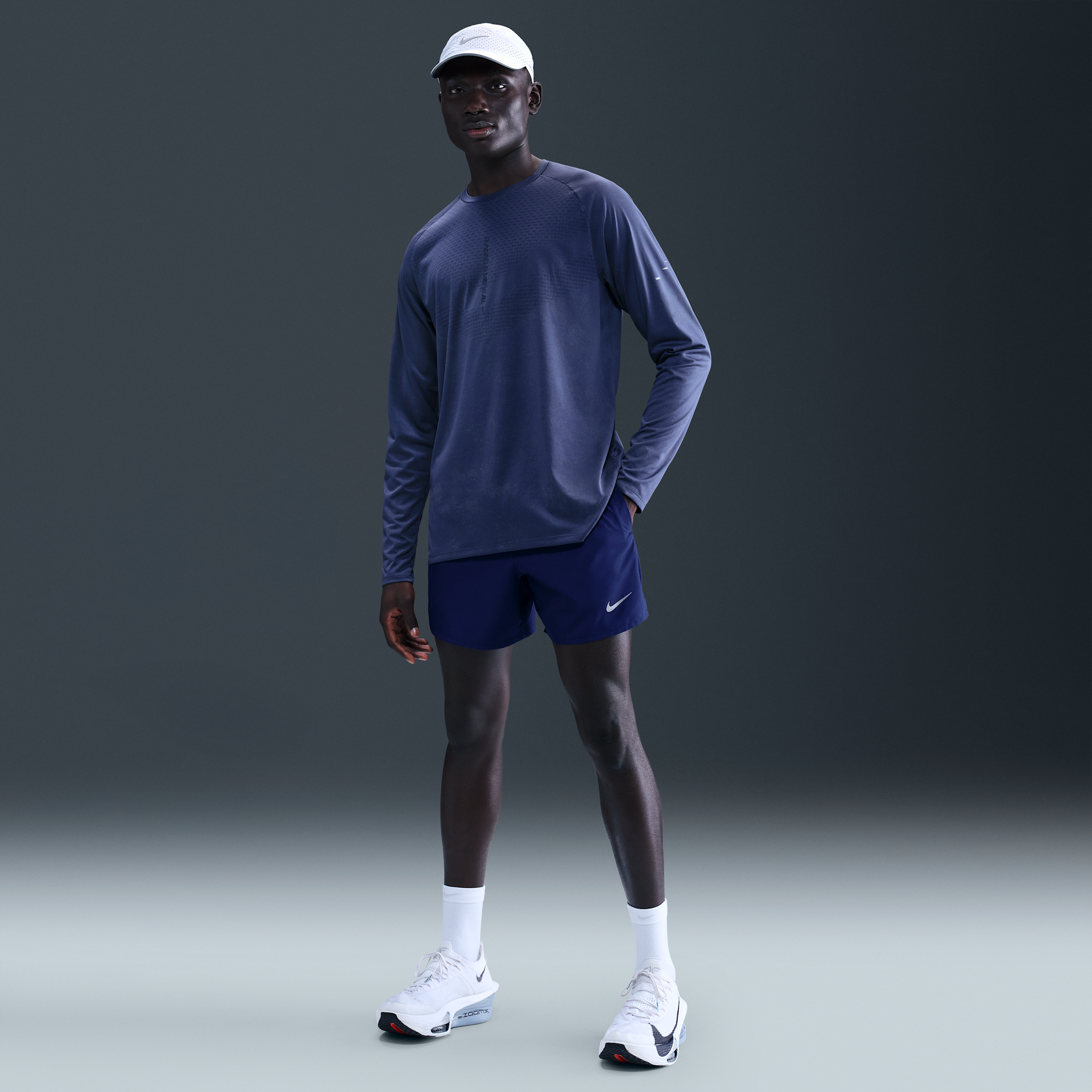 Nike Challenger Men's Dri-FIT 13cm (approx.) Brief-lined Running Shorts - Blue