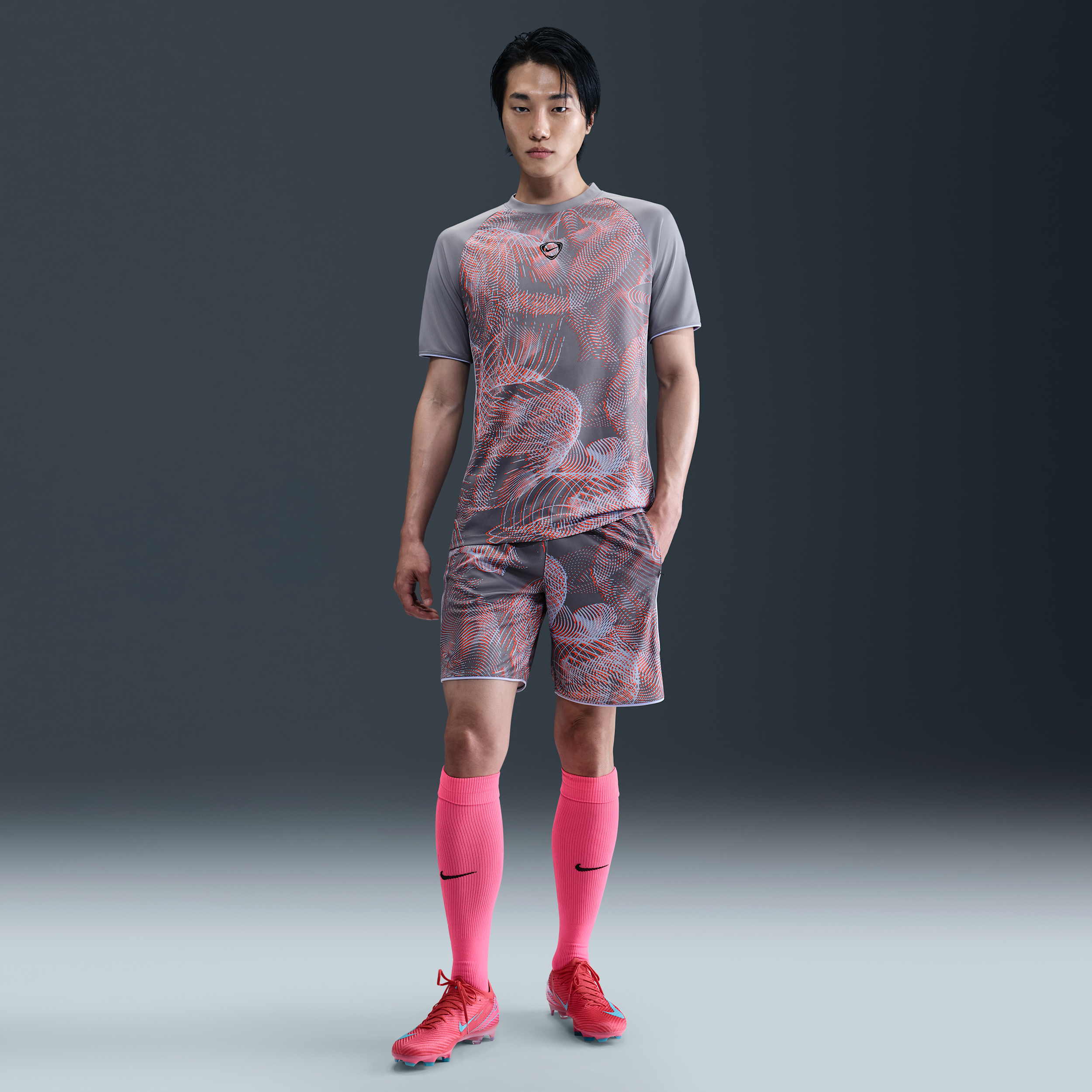 Nike Academy+ Mens Dri-FIT Football Shorts - Red - Polyester