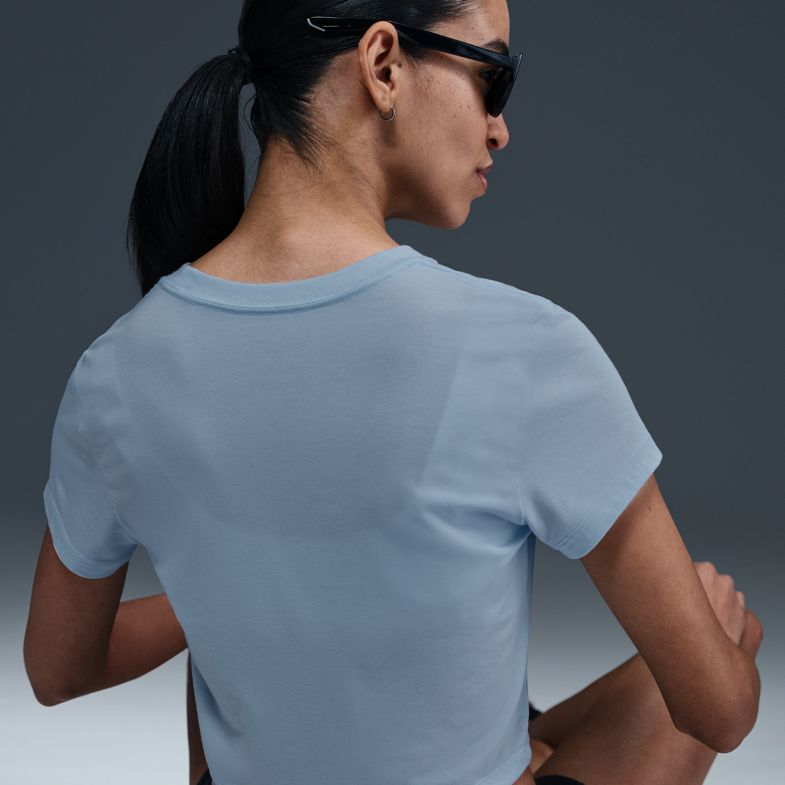T shirt court Nike Sportswear Chill Knit pour femme - vue 3