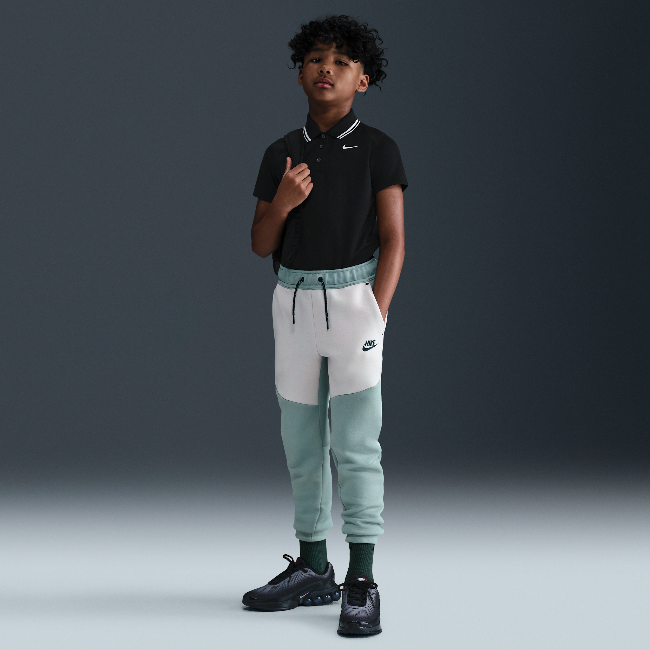 Nike Sportswear Tech Fleece joggingbroek voor kids Grijs