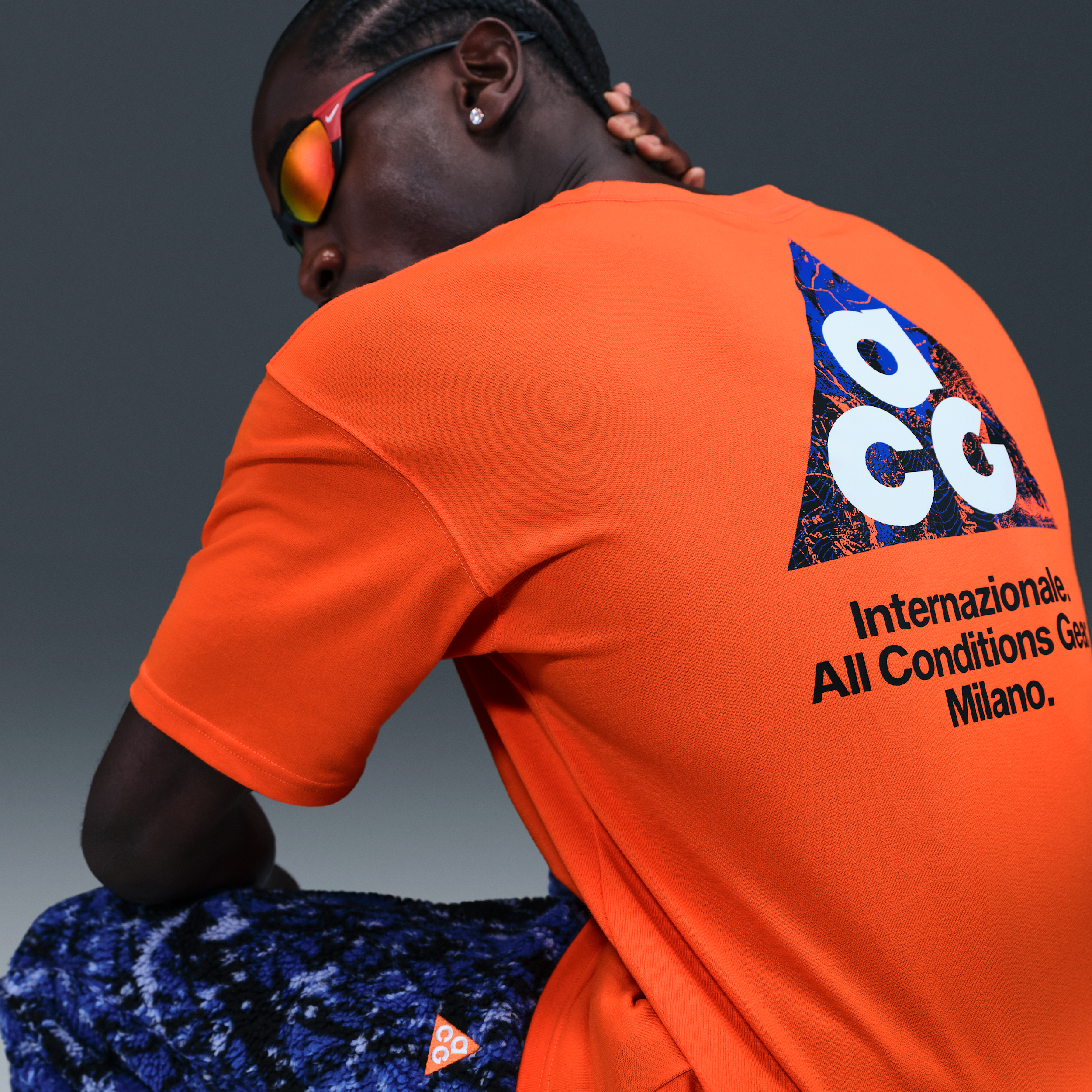 Thumbnail - Inter Mailand Nike ACG Fußball-T-Shirt (Herren) - Orange