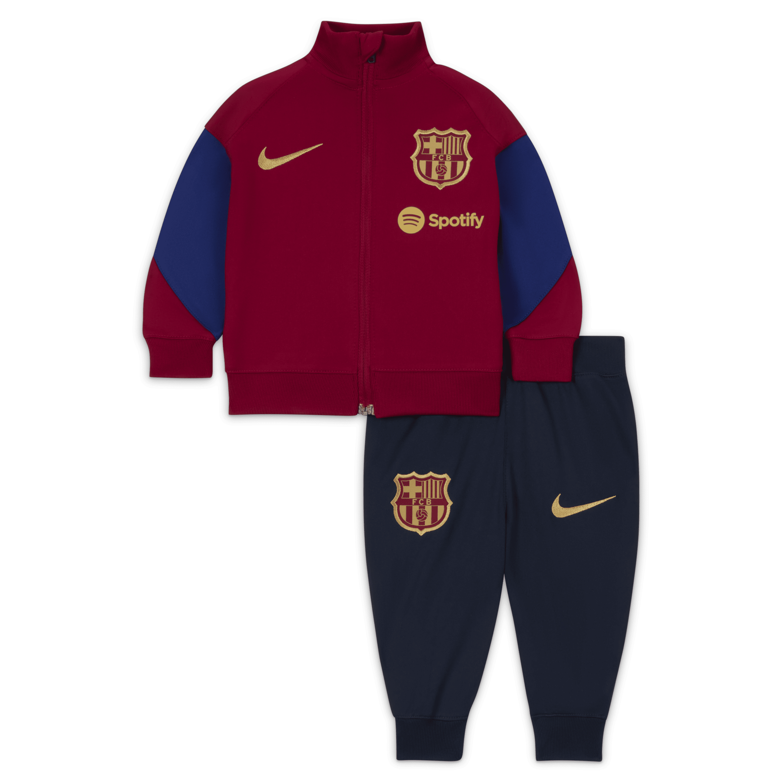 Nike FC Barcelona Strike voetbaltrainingspak voor baby's Rood