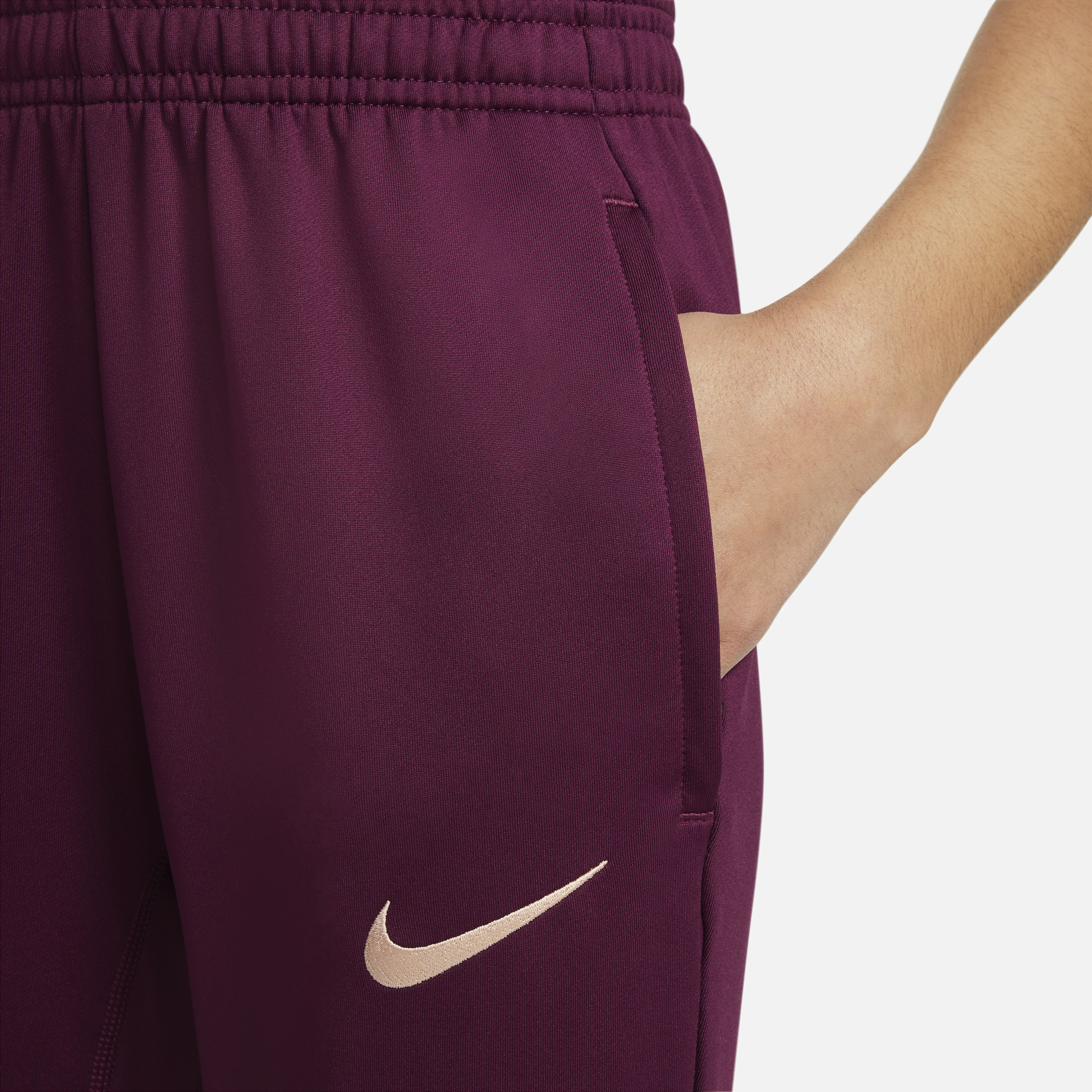 Pantalon de foot en maille Nike Dri-FIT Paris Saint-Germain Strike pour ado - Rouge