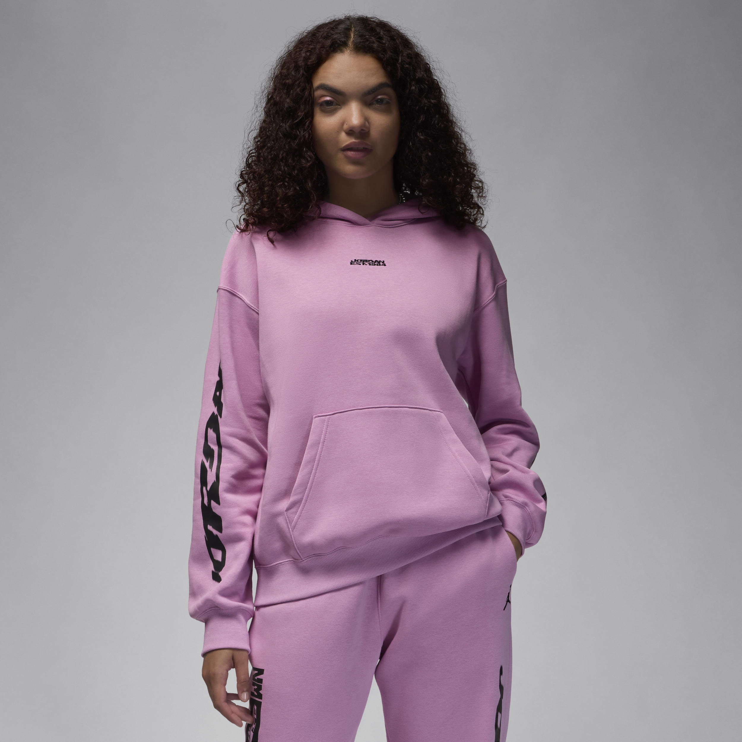 Sweat à capuche Jordan Brooklyn Fleece pour femme - Pourpre