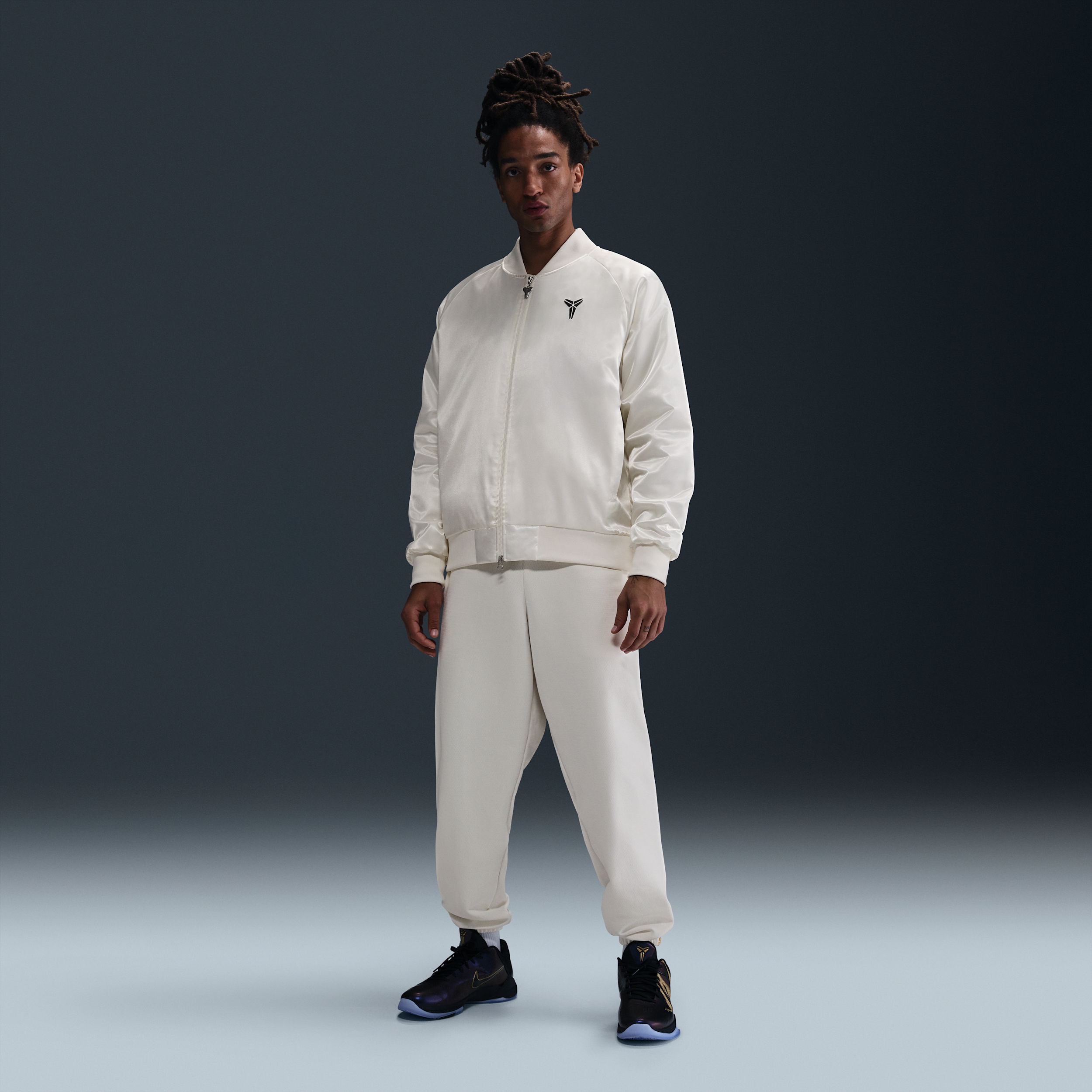 Pantalon de basket Therma-FIT Kobe - Blanc