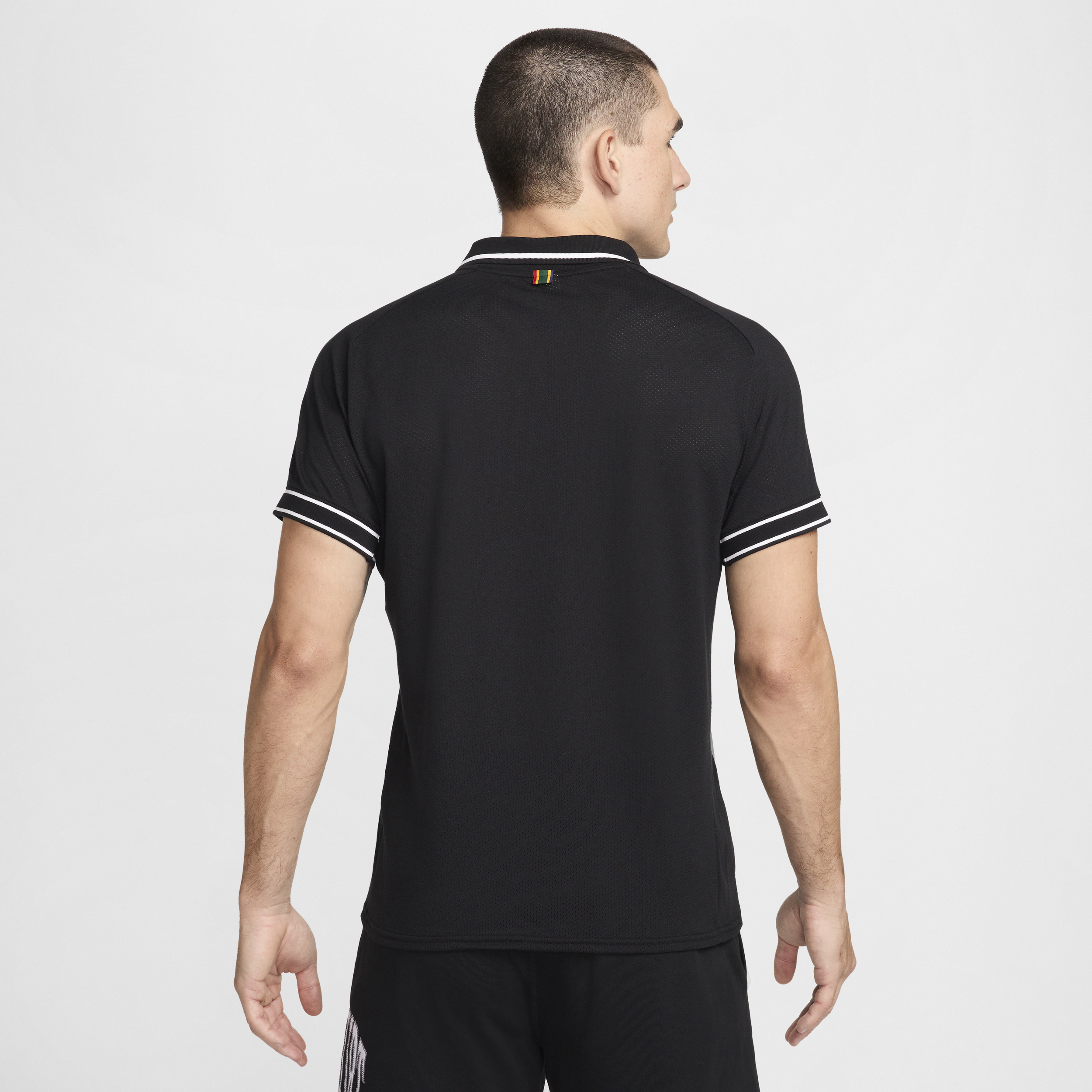 Polo de tennis NikeCourt Heritage pour Homme - Noir