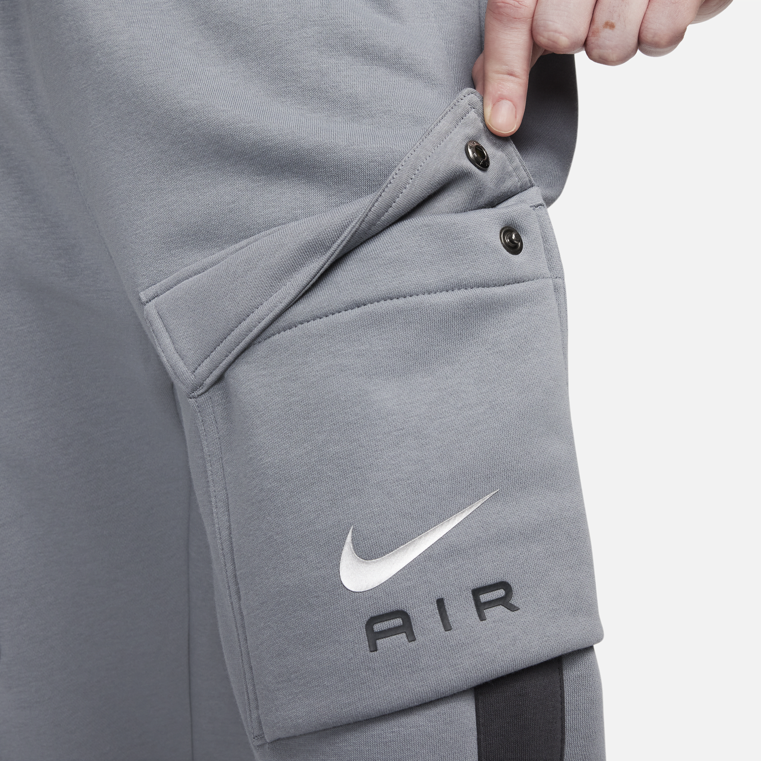 Nike Air cargobroek van fleece voor heren Grijs
