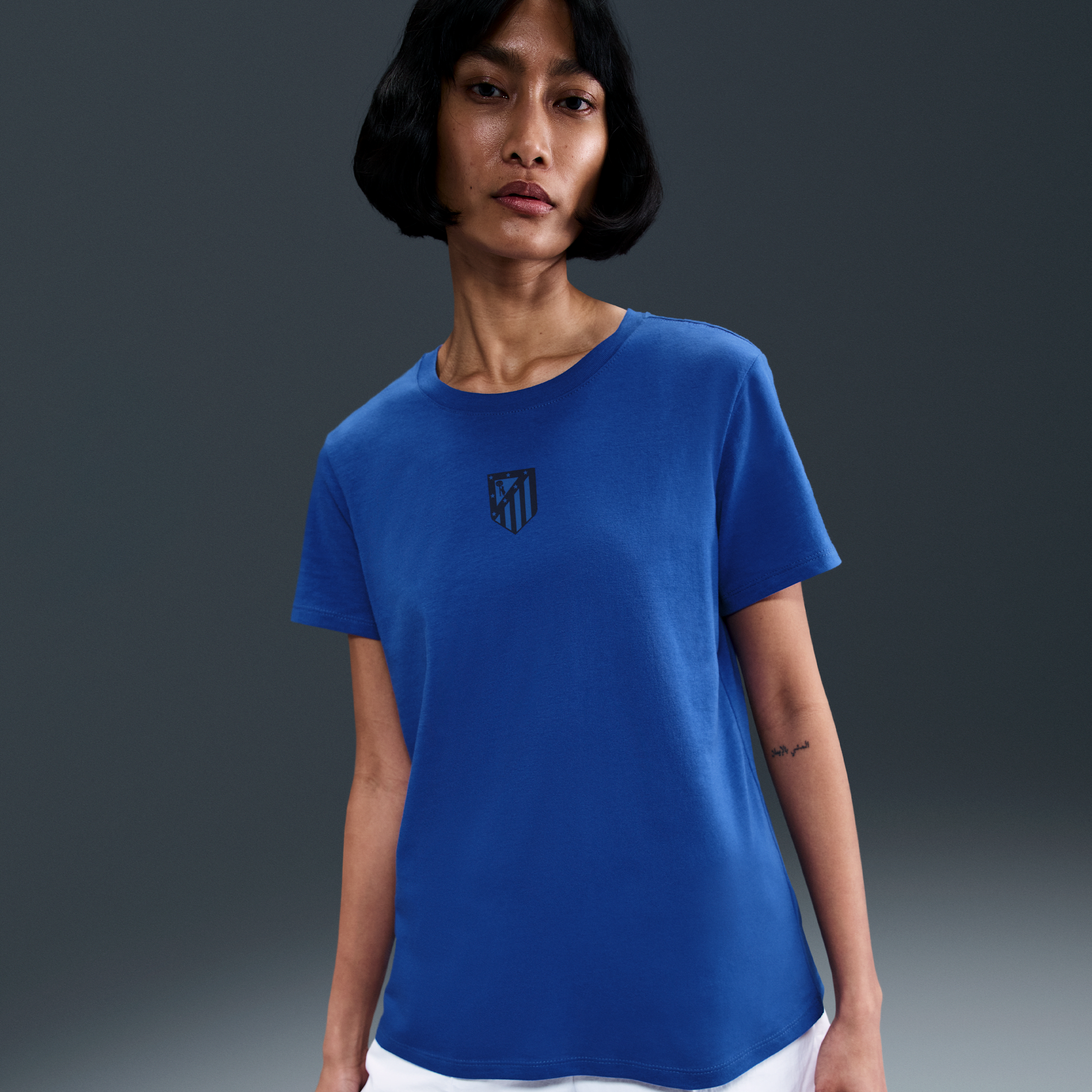 Thumbnail - Atlético Madrid Nike Fußball-T-Shirt (Damen) - Blau