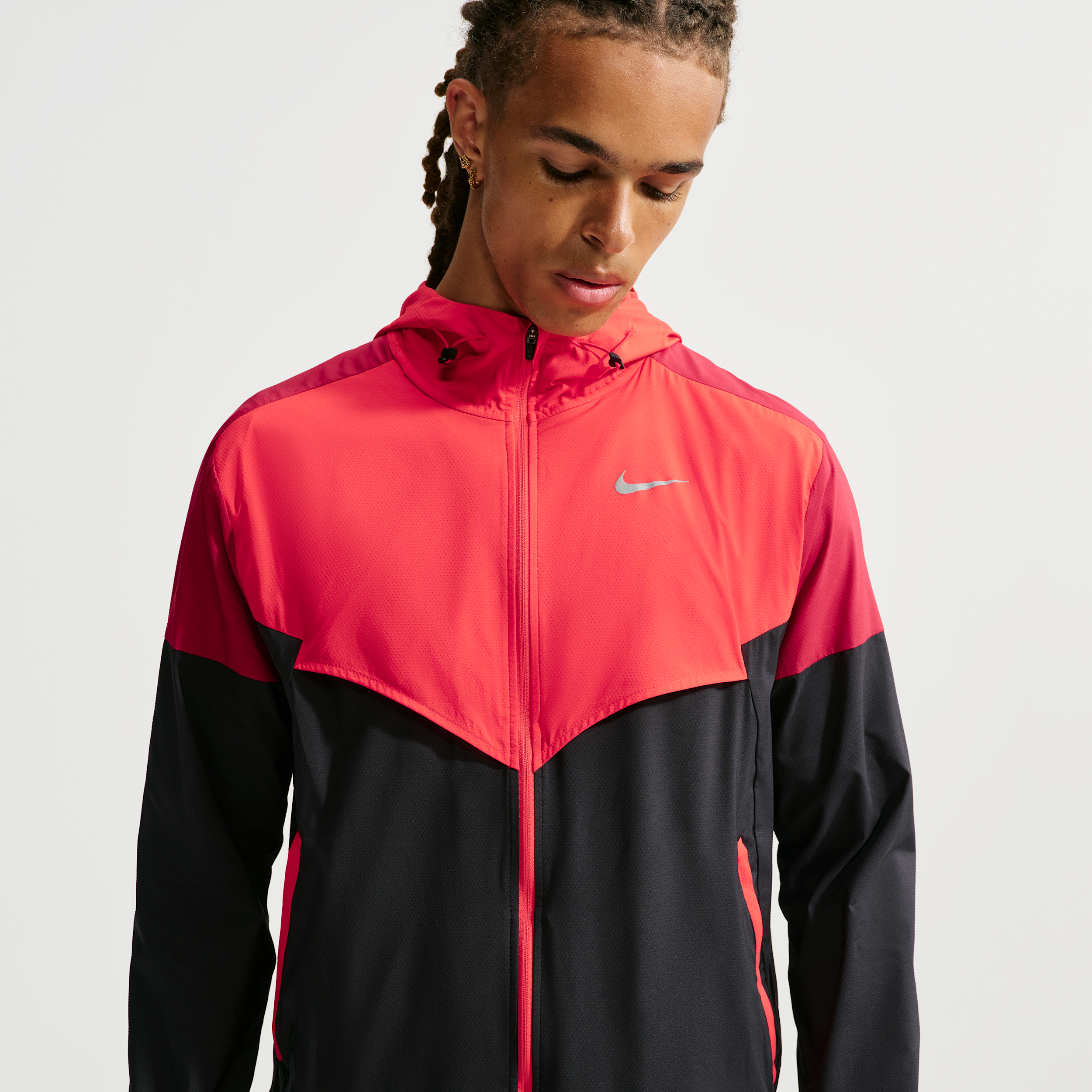 Nike Impossibly Light Windrunner-løbejakke til mænd - sort
