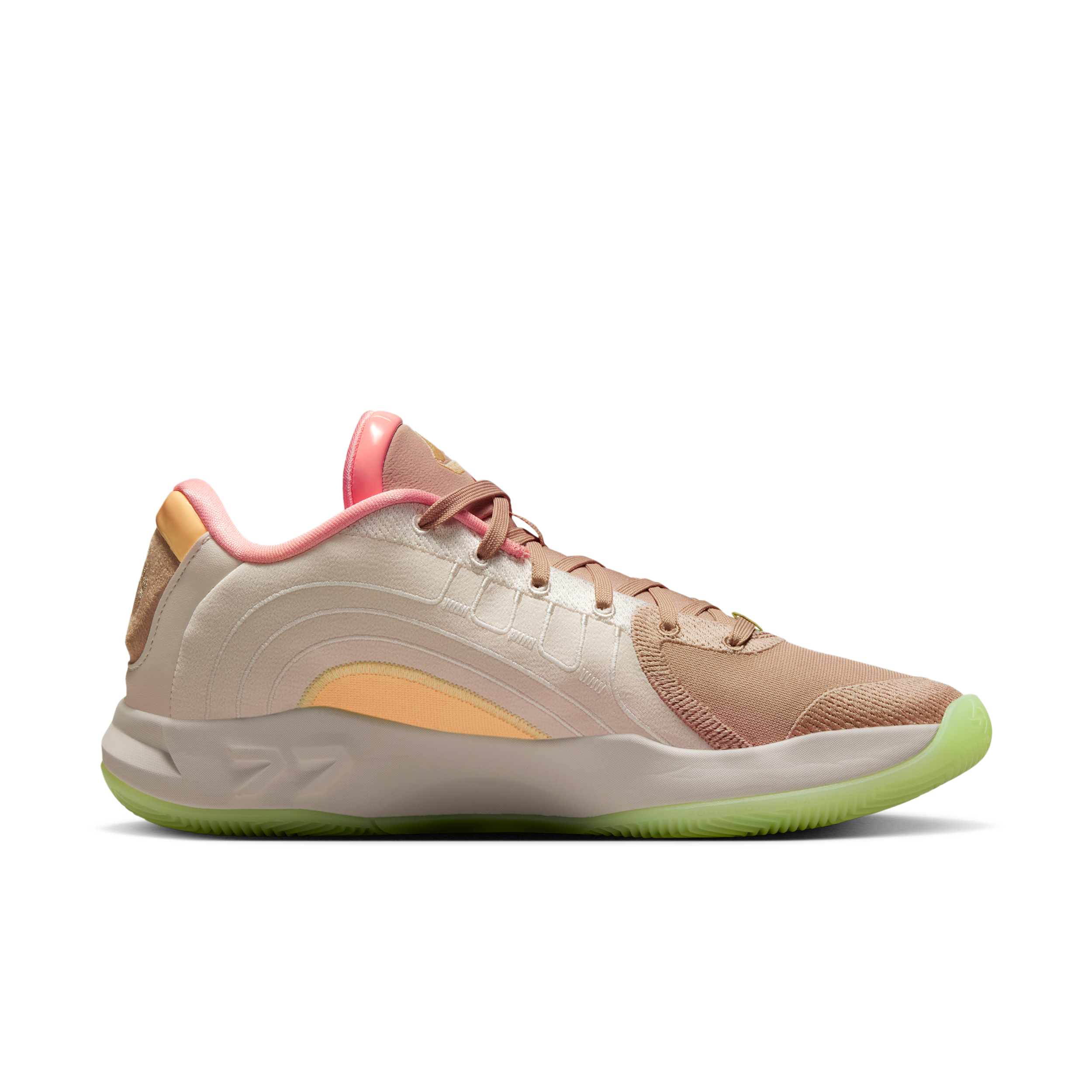 Luka 4 'Light Orewood and Tangerine' basketbalschoenen - Bruin - IO0202-100