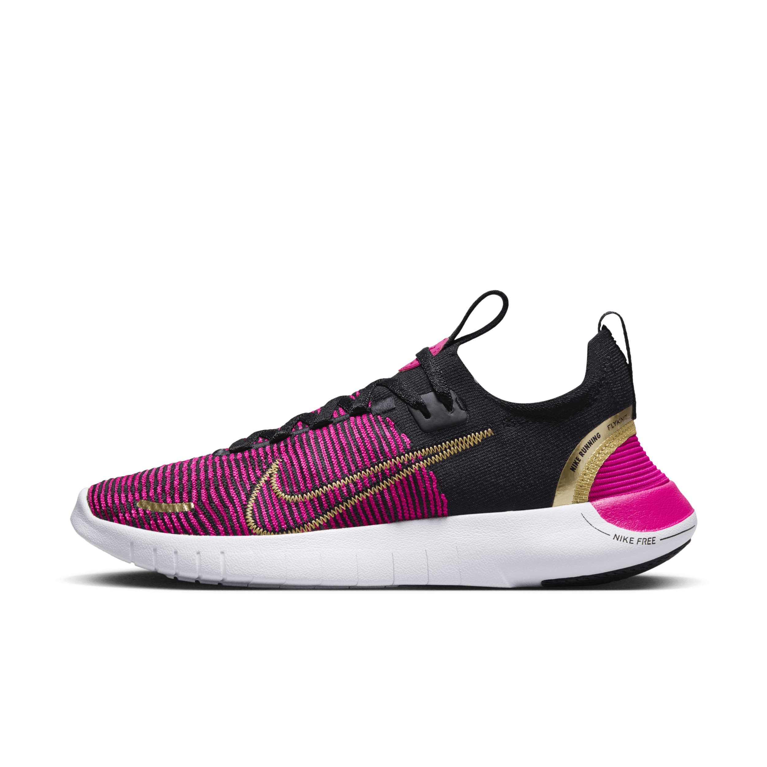 Nike Free RN NN hardloopschoenen voor dames (straat) - Zwart - DX6482-004