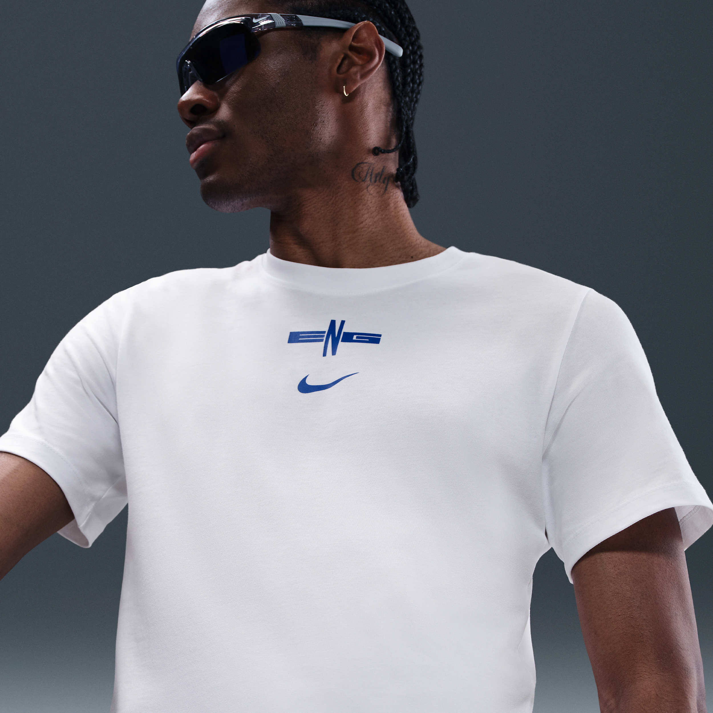 Thumbnail - England Nike Fußball-T-Shirt (Herren) - Weiß