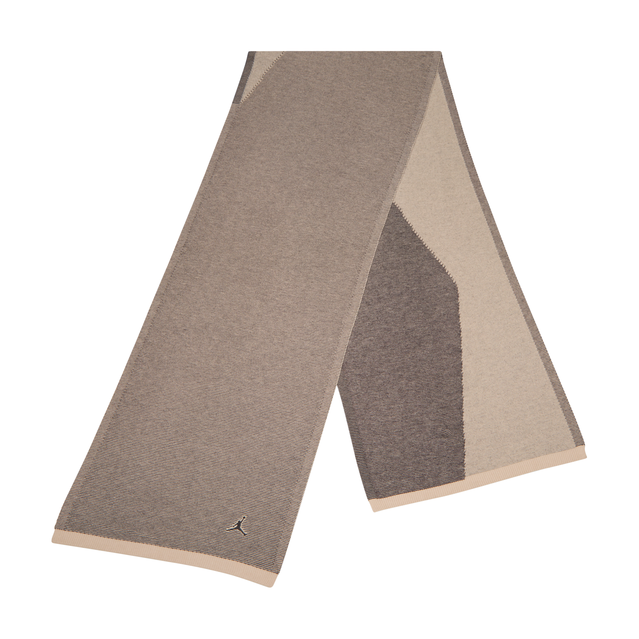 Maskinstrikket Jordan Airy-halstørklæde - brun