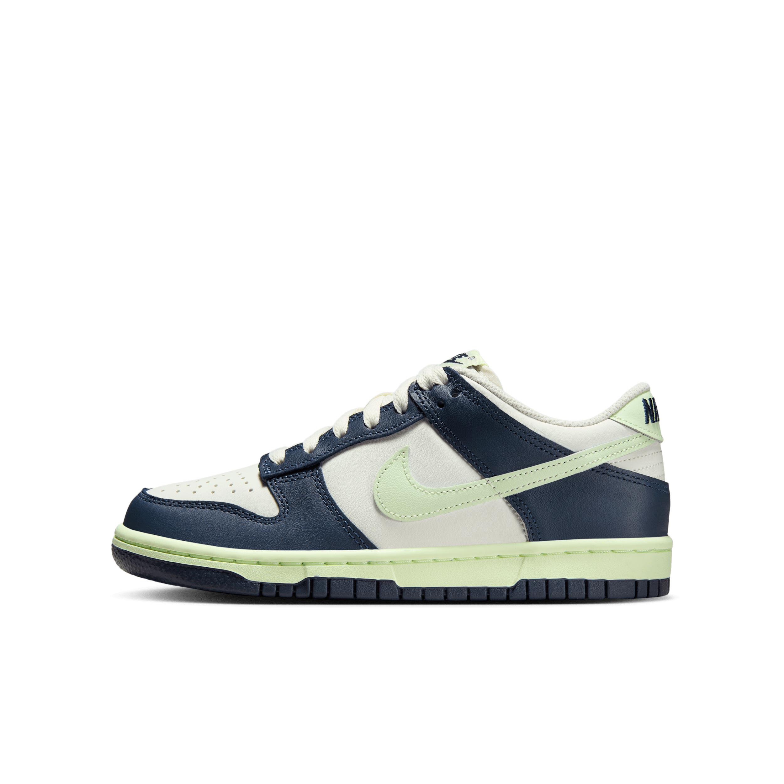 Chaussure Nike Dunk Low pour ado - Blanc