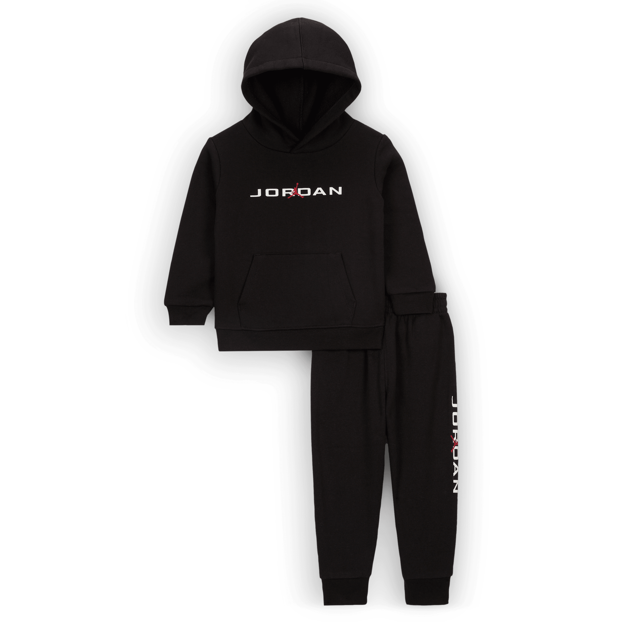 Ensemble deux pièces avec sweat à capuche Baseline Jordan pour bébé - Noir