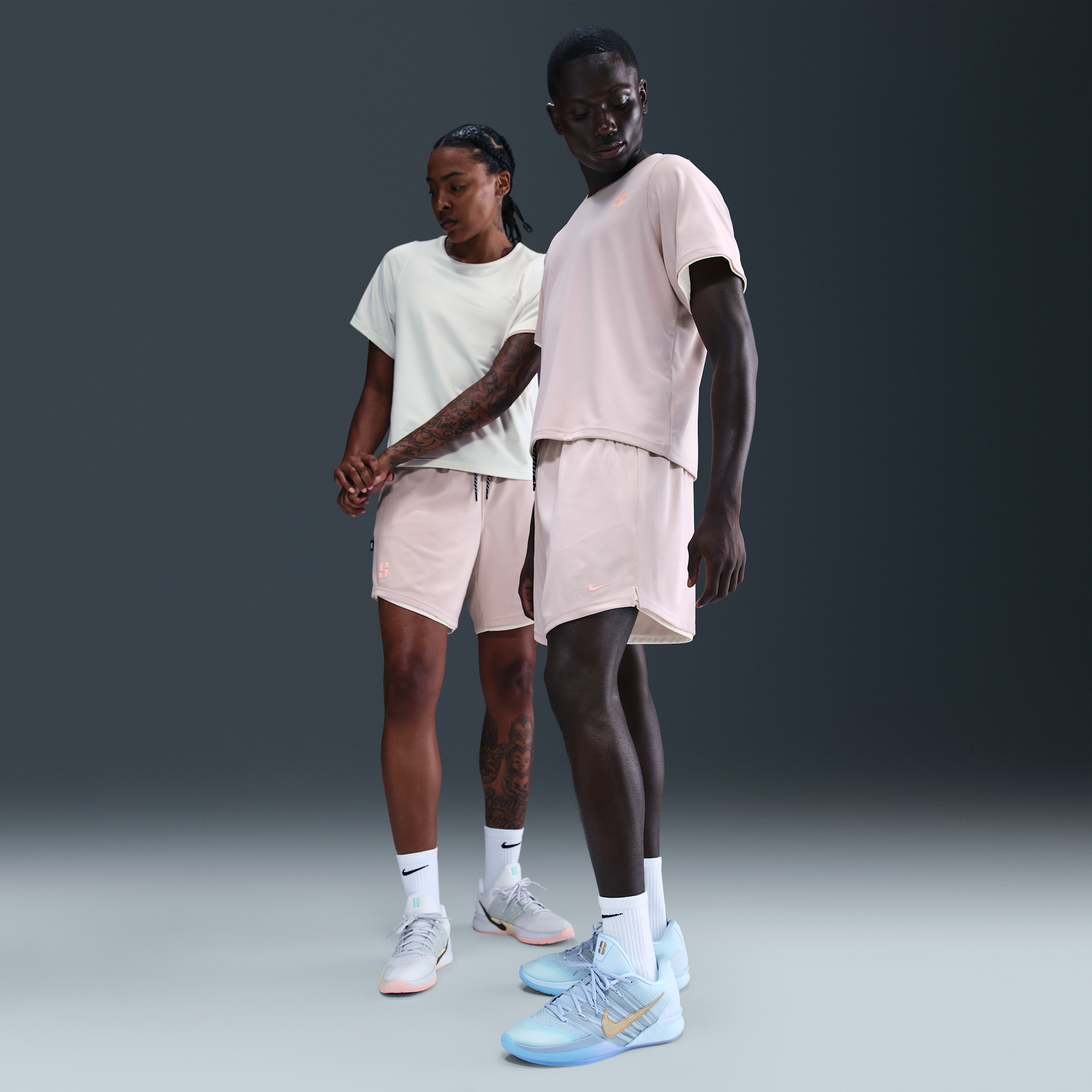 Thumbnail - Sabrina wendbare Dri-FIT Basketballshorts - Pink