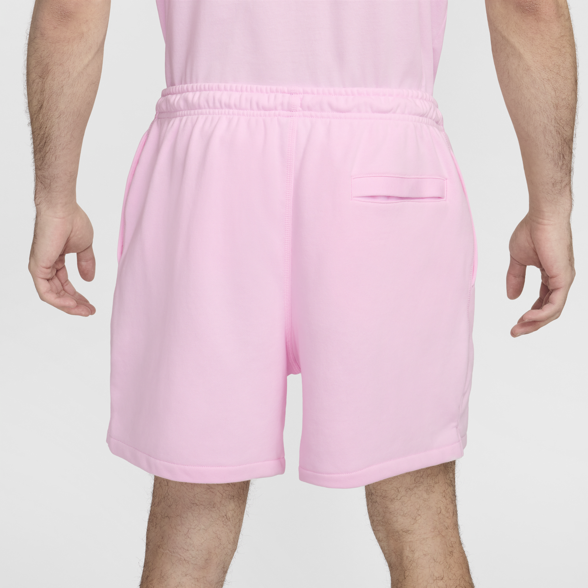 Nike Club flowshorts van sweatstof voor heren Roze
